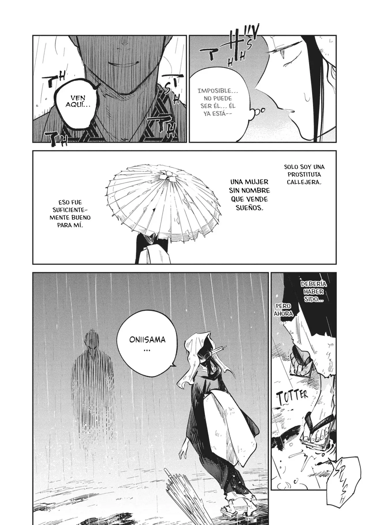 Kijin Gentoushou Capitulo 29: Una historia secundaria: Una prostituta bajo la lluvia (2) página 7