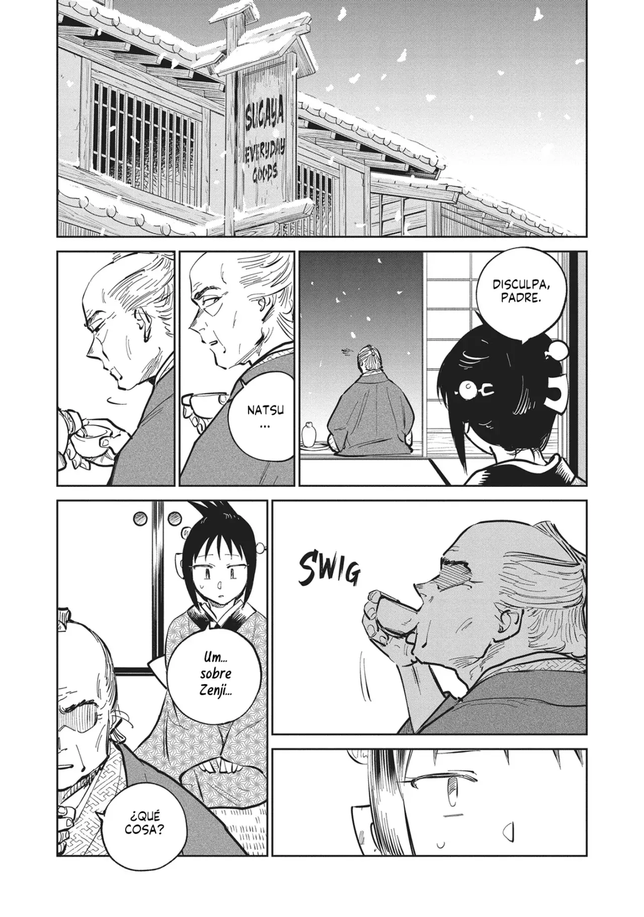 Kijin Gentoushou Capitulo 32: Sueños embriagados en la nieve tardía (3) página 32