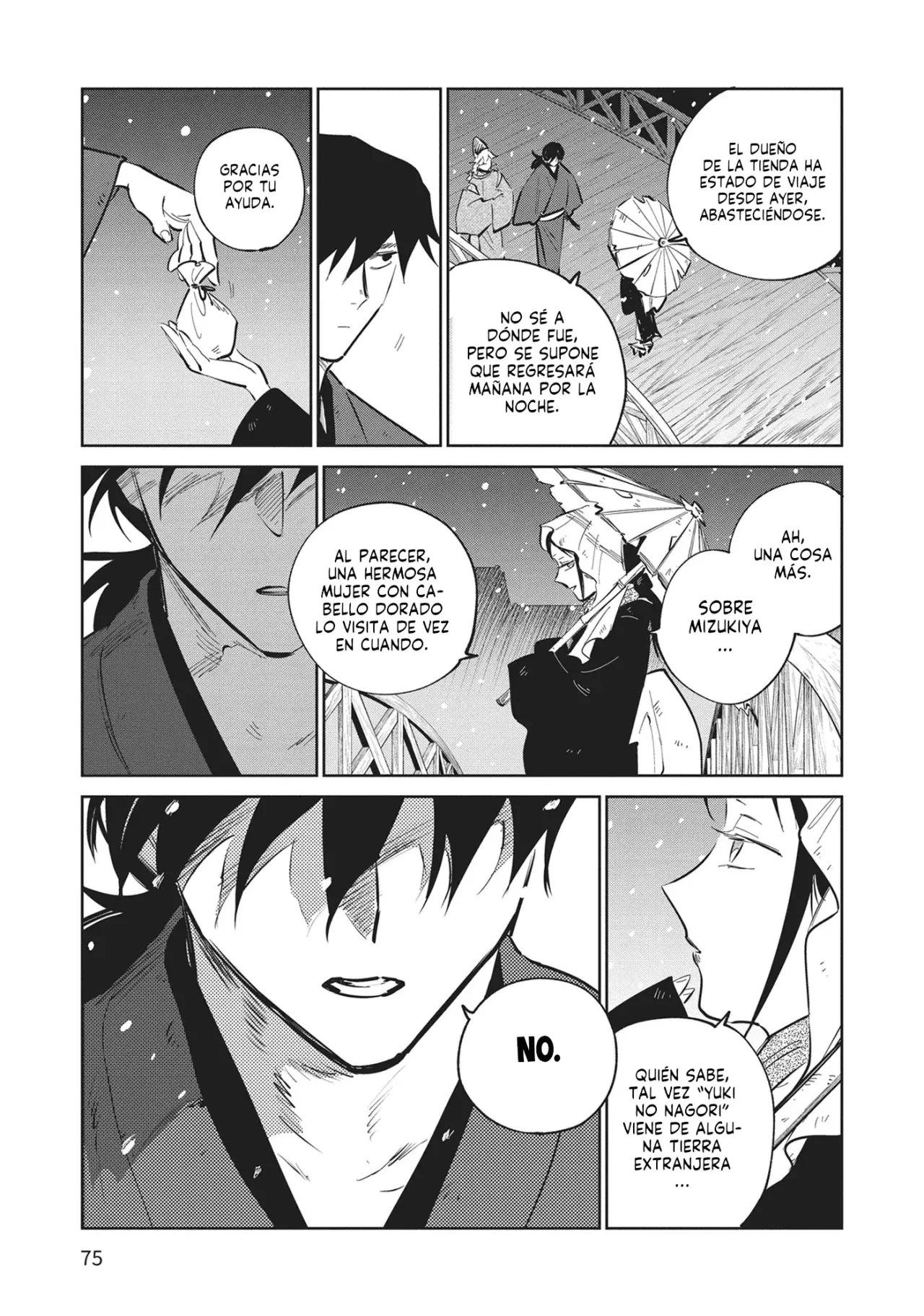 Kijin Gentoushou Capitulo 32: Sueños embriagados en la nieve tardía (3) página 4