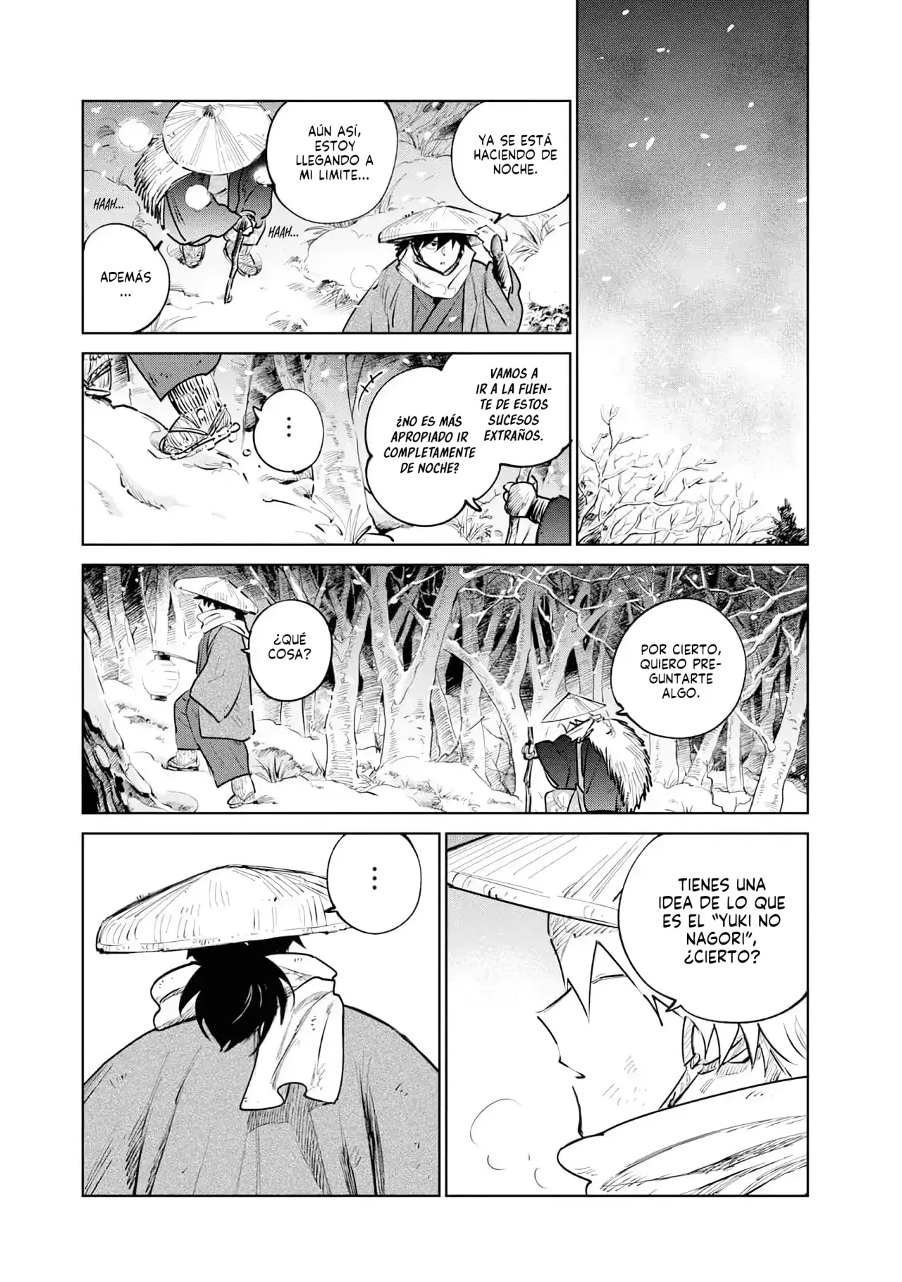 Kijin Gentoushou Capitulo 35: Sueños embriagados en la nieve tardía (6) página 3