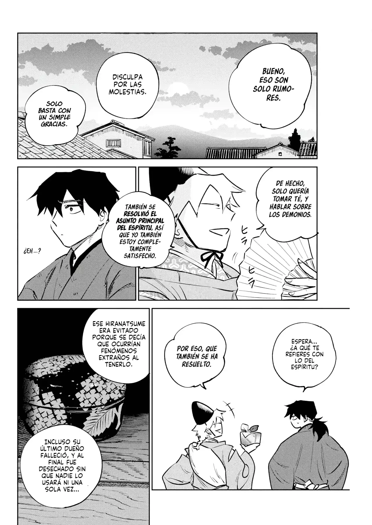 Kijin Gentoushou Capitulo 44: Charla bebiendo té página 19