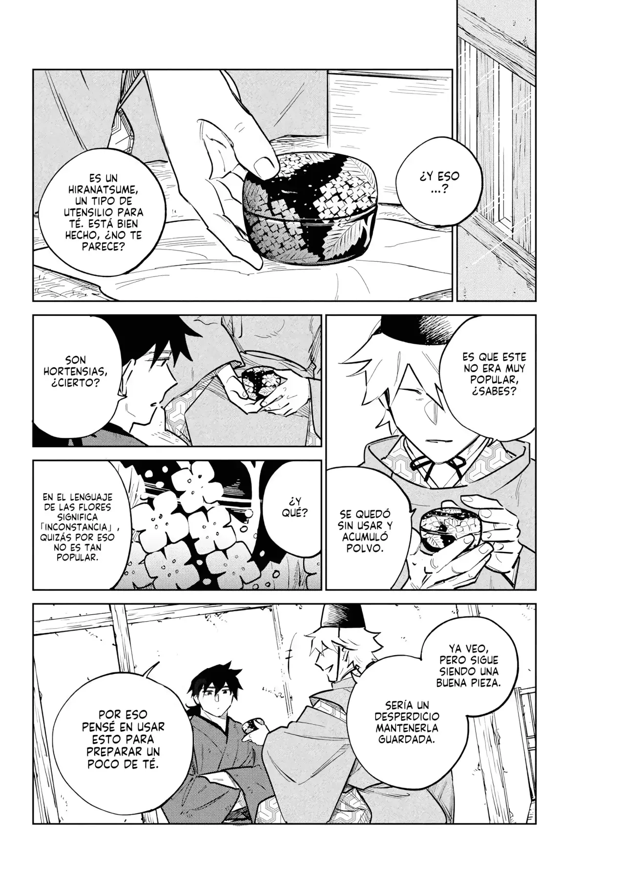 Kijin Gentoushou Capitulo 44: Charla bebiendo té página 9