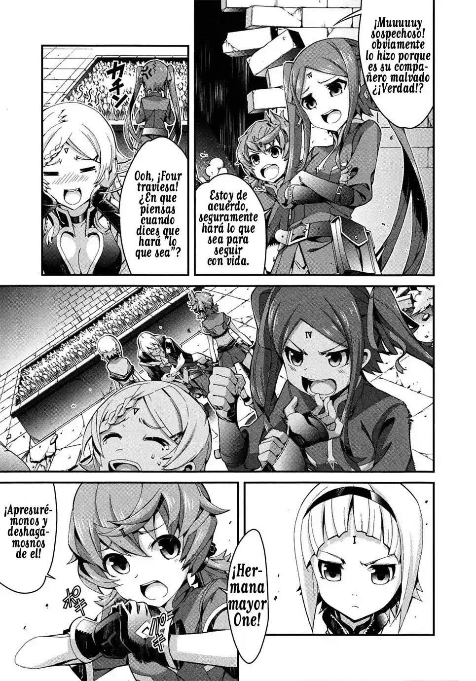 Drag-On Dragoon - Utahime Five Capitulo 3 página 4