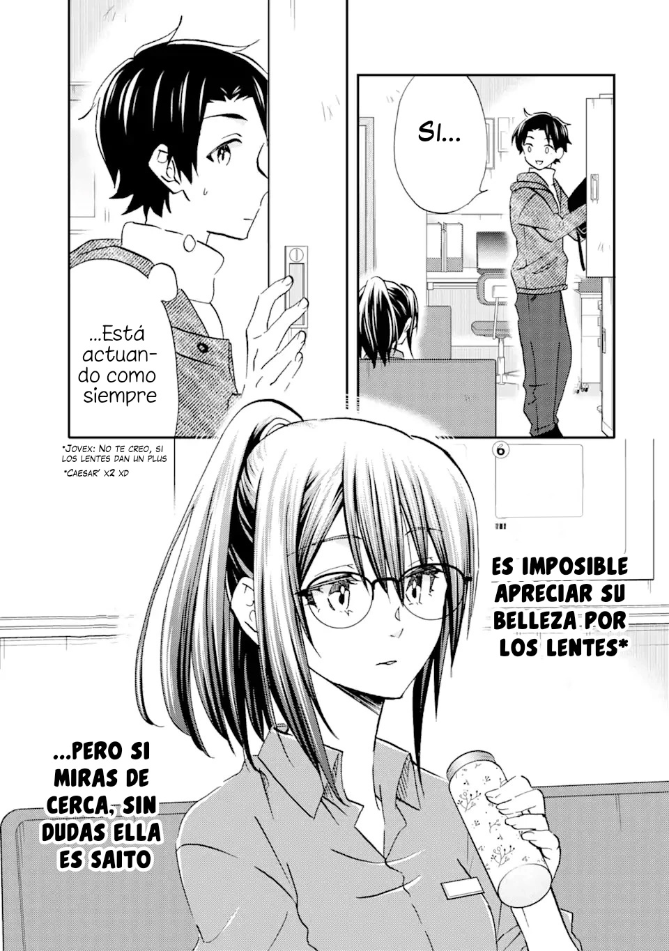 Ore wa Shiranai Uchi ni Gakkouichi no Bishoujo wo Kudoiteita Rashii Baito-saki no Soudan Aite ni Ore no Omoibito no Hanashi wo Suru to Kanojo wa Naze ka Tere Hajimeru Capitulo 33 página 7
