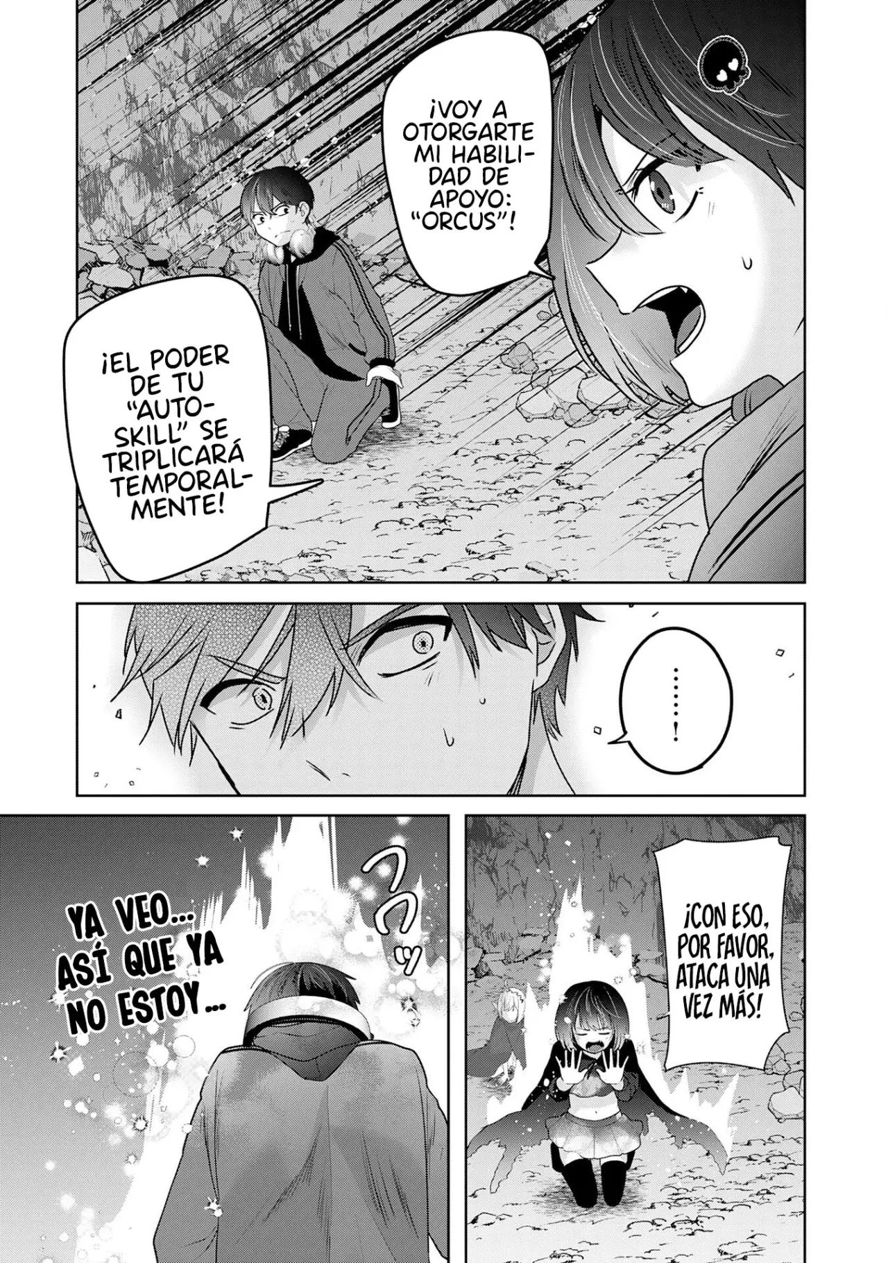 ZENDOUKOUGEKI "AUTO" SUKIRU DE ORE DAKE CHOUSOKU REBERU APPU ~MEGAMI GA MICHIBIKU TAIDANA TENSEISHA NO SAKUTTO ISEKAI KOURYAKU~ Capitulo 2 página 33