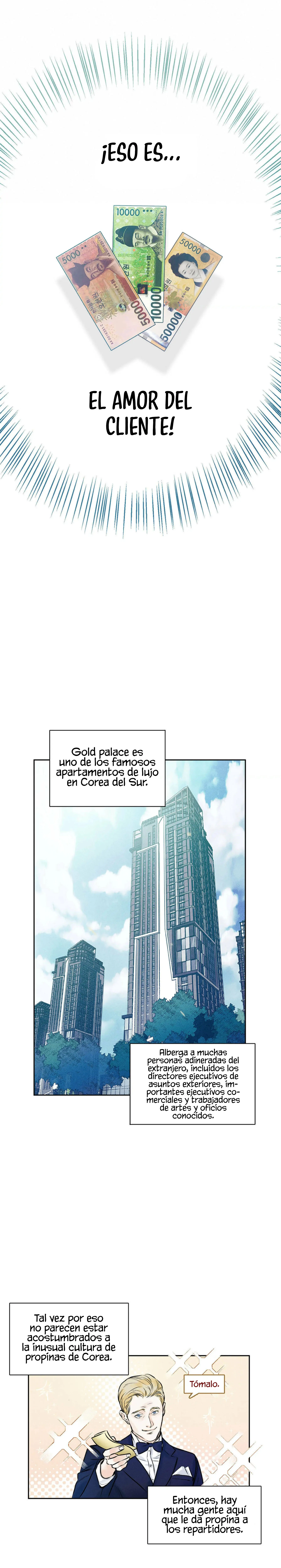 El Repartidor De Pizza y El Palacio Dorado Capitulo 1 página 4