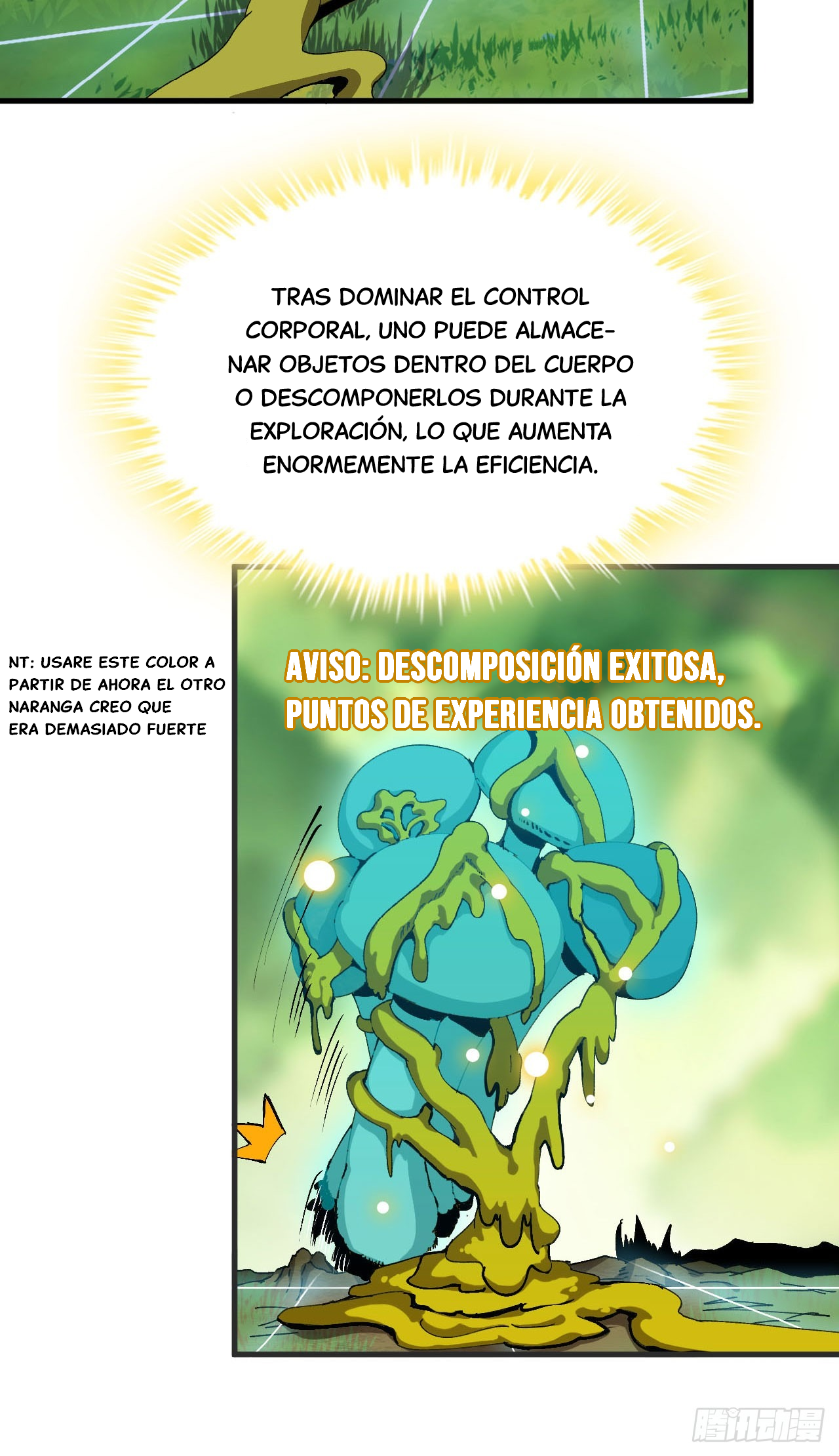 Yo, solo, como un hongo mucilaginoso Capitulo 4 página 35