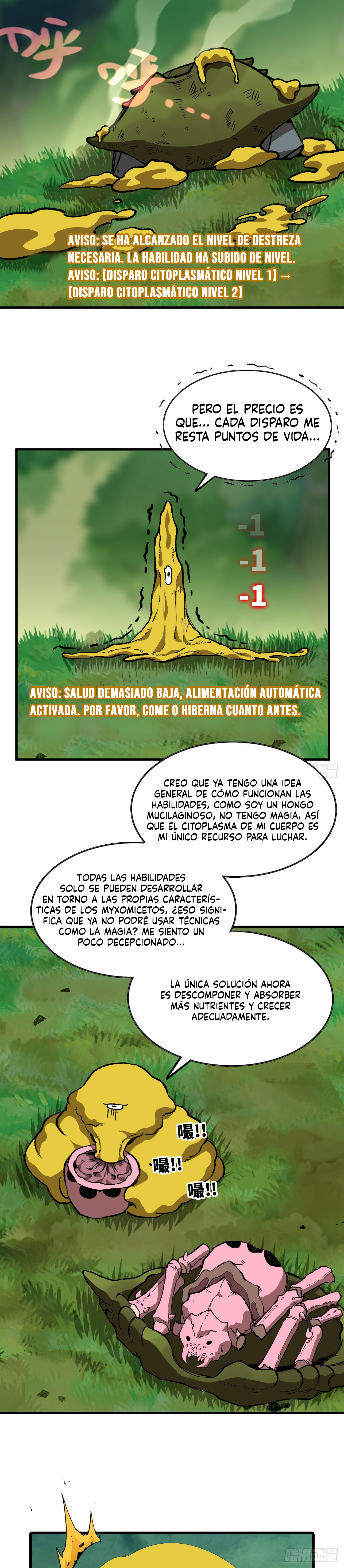 Yo, solo, como un hongo mucilaginoso Capitulo 6 página 59
