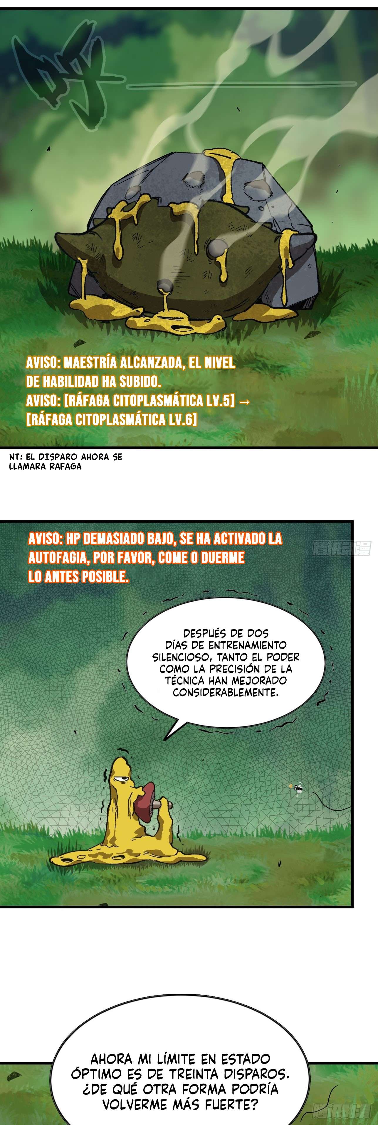 Yo, solo, como un hongo mucilaginoso Capitulo 7 página 36