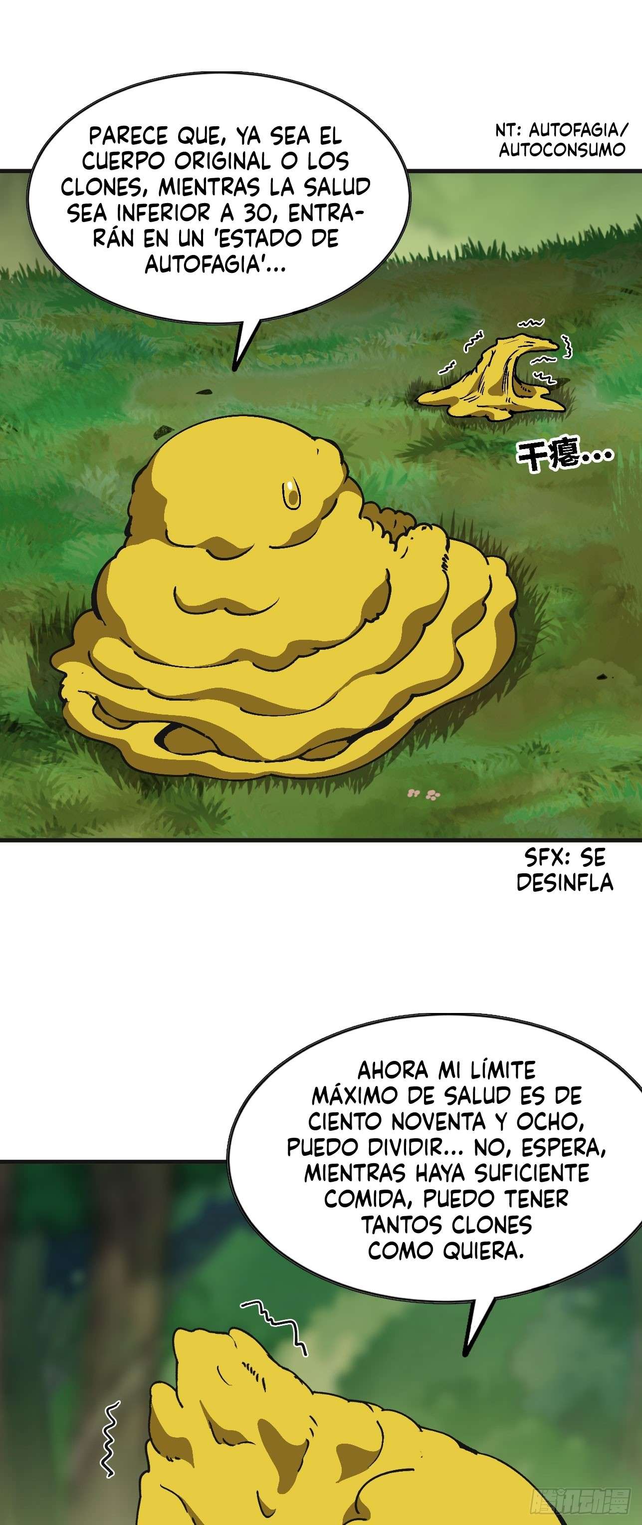 Yo, solo, como un hongo mucilaginoso Capitulo 7 página 7