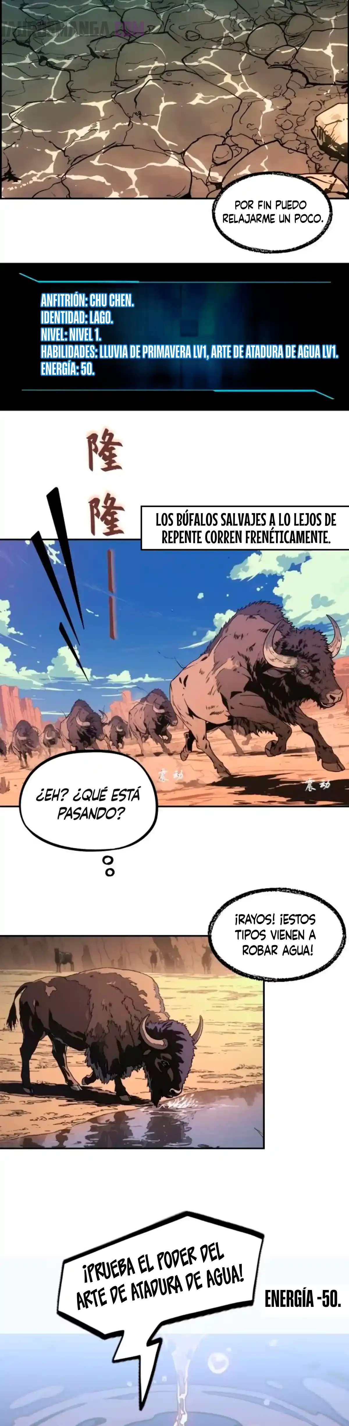 Mi Evolución a Partir de un Lago Capitulo 1 página 5