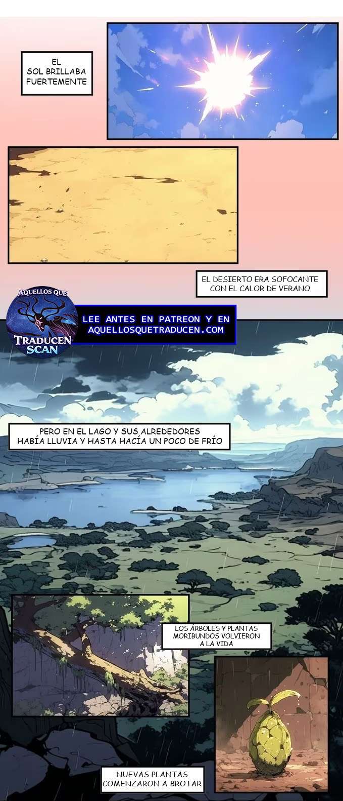Mi Evolución a Partir de un Lago Capitulo 4 página 8
