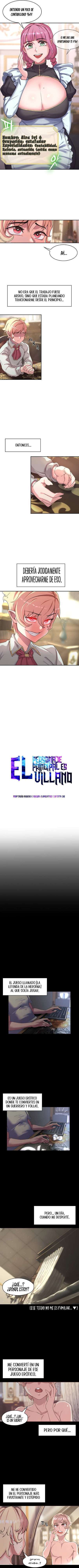 El protagonista es un Villano Capitulo 1 página 3