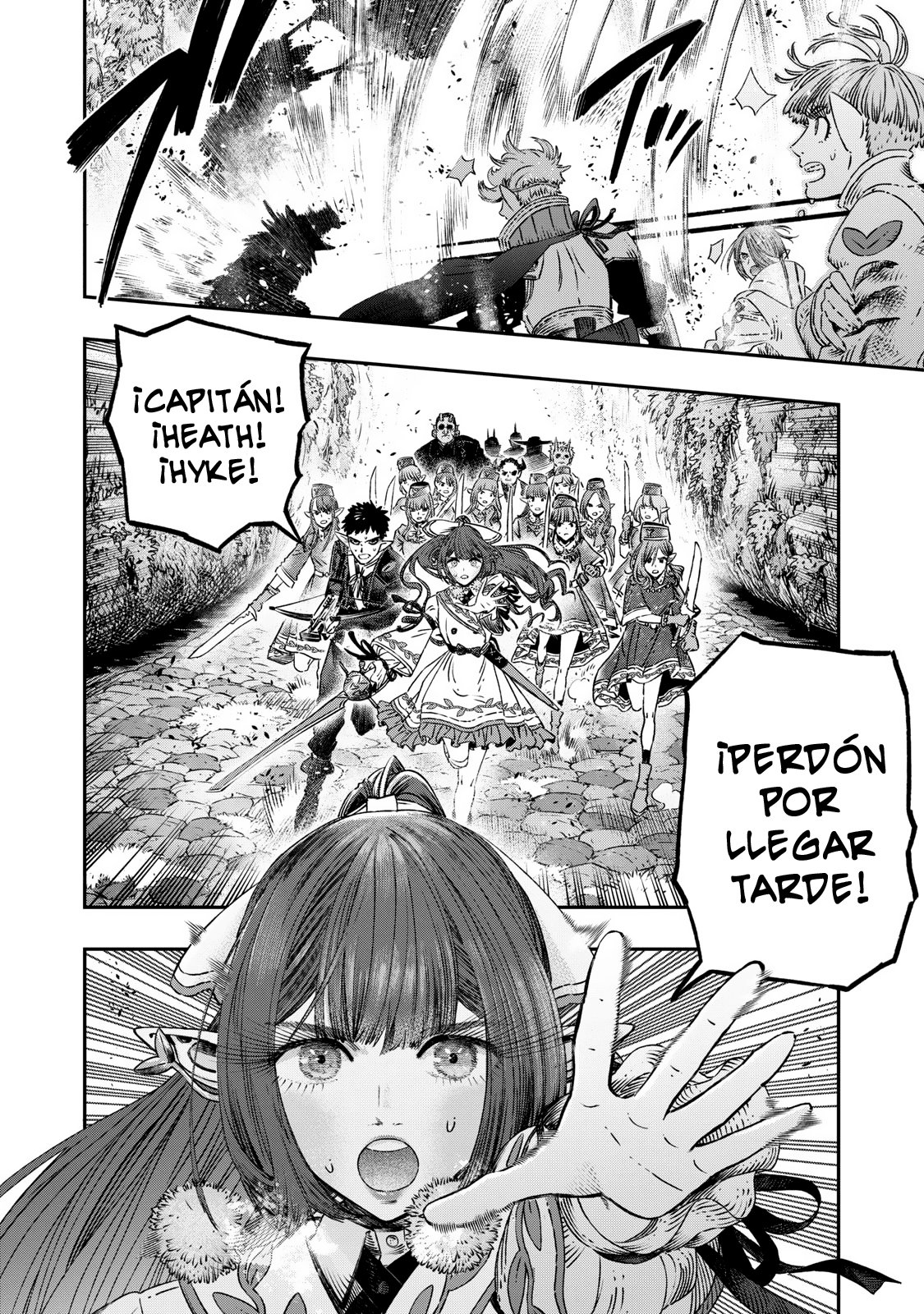 Koudou ni Hattatsu Shita Igaku wa Mahou to Kubetsu ga Tsukanai Capitulo 11: Emergency Care = Primeros auxilios página 19