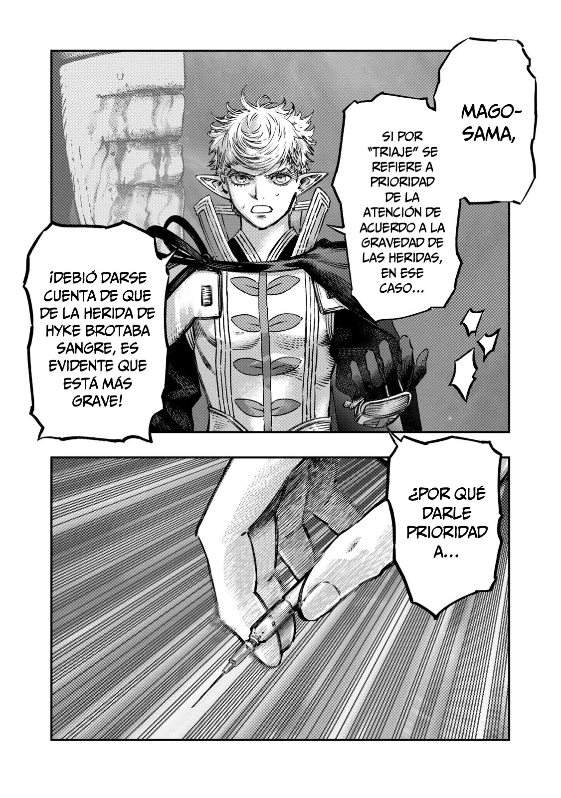 Koudou ni Hattatsu Shita Igaku wa Mahou to Kubetsu ga Tsukanai Capitulo 12: Triaje = Selección de Emergencia página 10