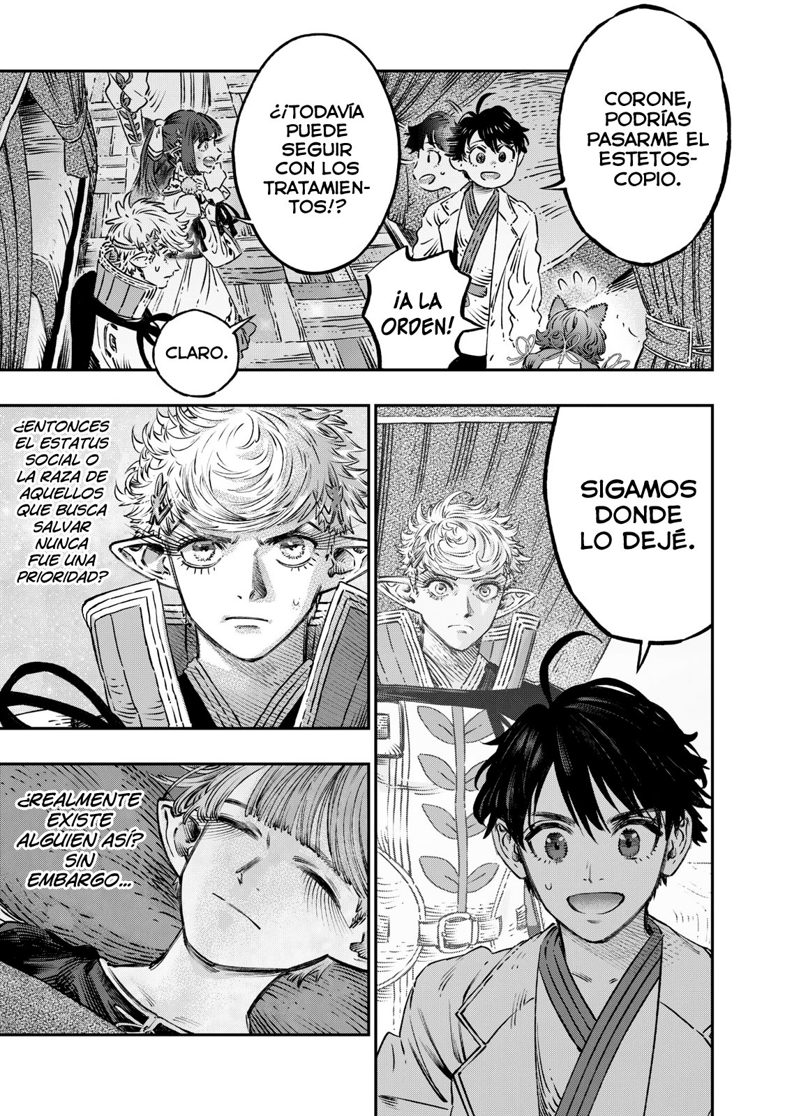 Koudou ni Hattatsu Shita Igaku wa Mahou to Kubetsu ga Tsukanai Capitulo 12: Triaje = Selección de Emergencia página 33
