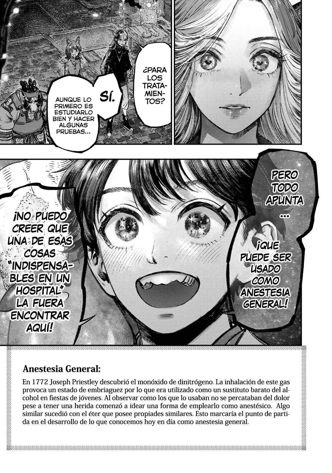 Koudou ni Hattatsu Shita Igaku wa Mahou to Kubetsu ga Tsukanai Capitulo 14: Anestesia General página 33