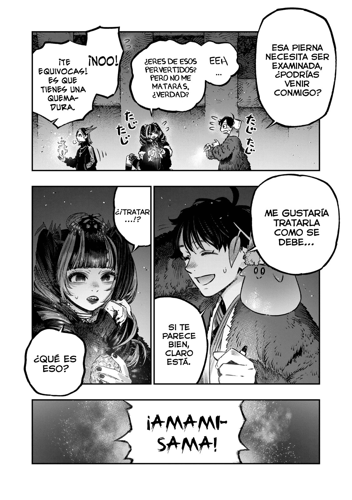 Koudou ni Hattatsu Shita Igaku wa Mahou to Kubetsu ga Tsukanai Capitulo 16: Magia Purificadora = La magia de los Antibióticos. página 18