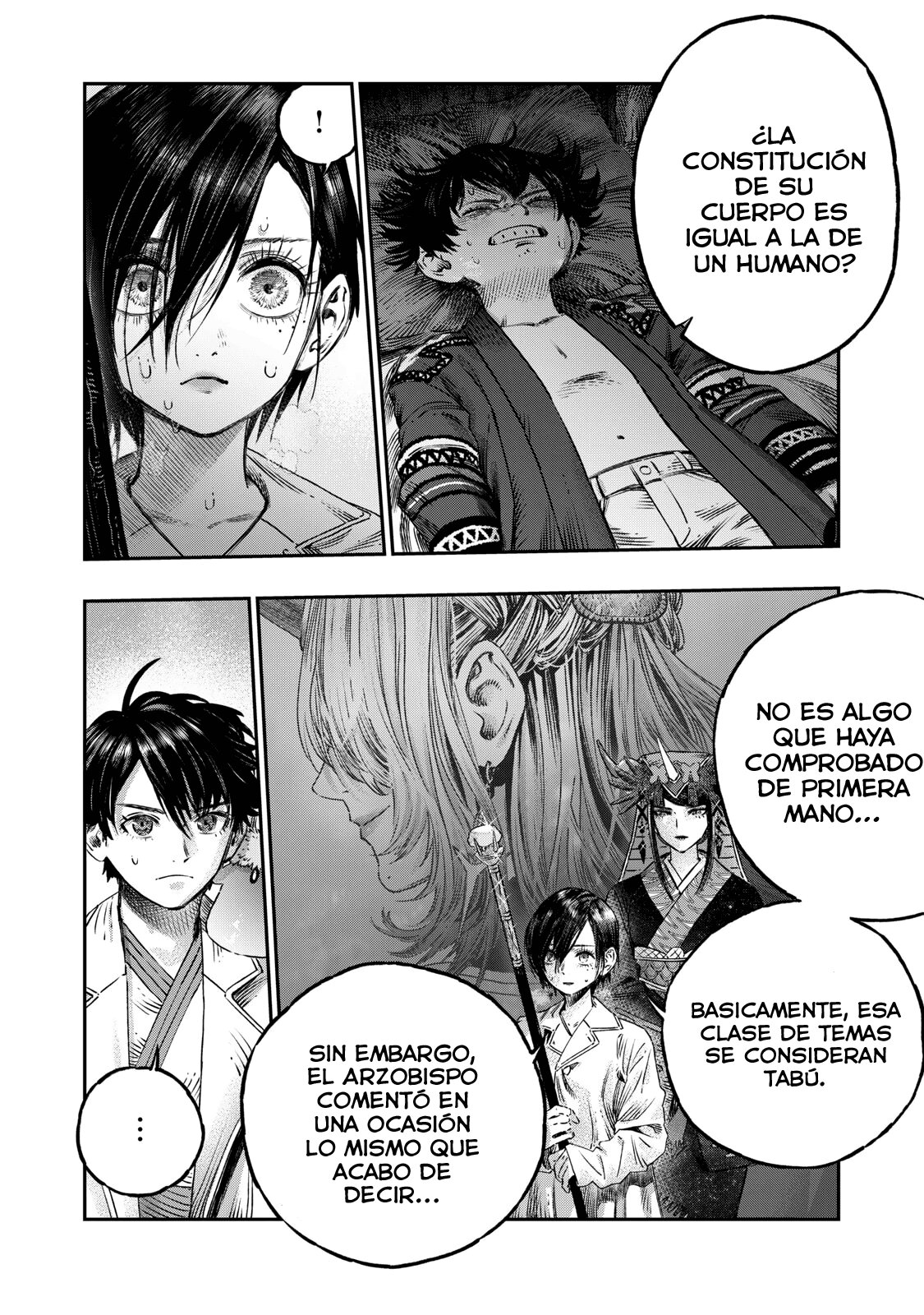 Koudou ni Hattatsu Shita Igaku wa Mahou to Kubetsu ga Tsukanai Capitulo 16: Magia Purificadora = La magia de los Antibióticos. página 31