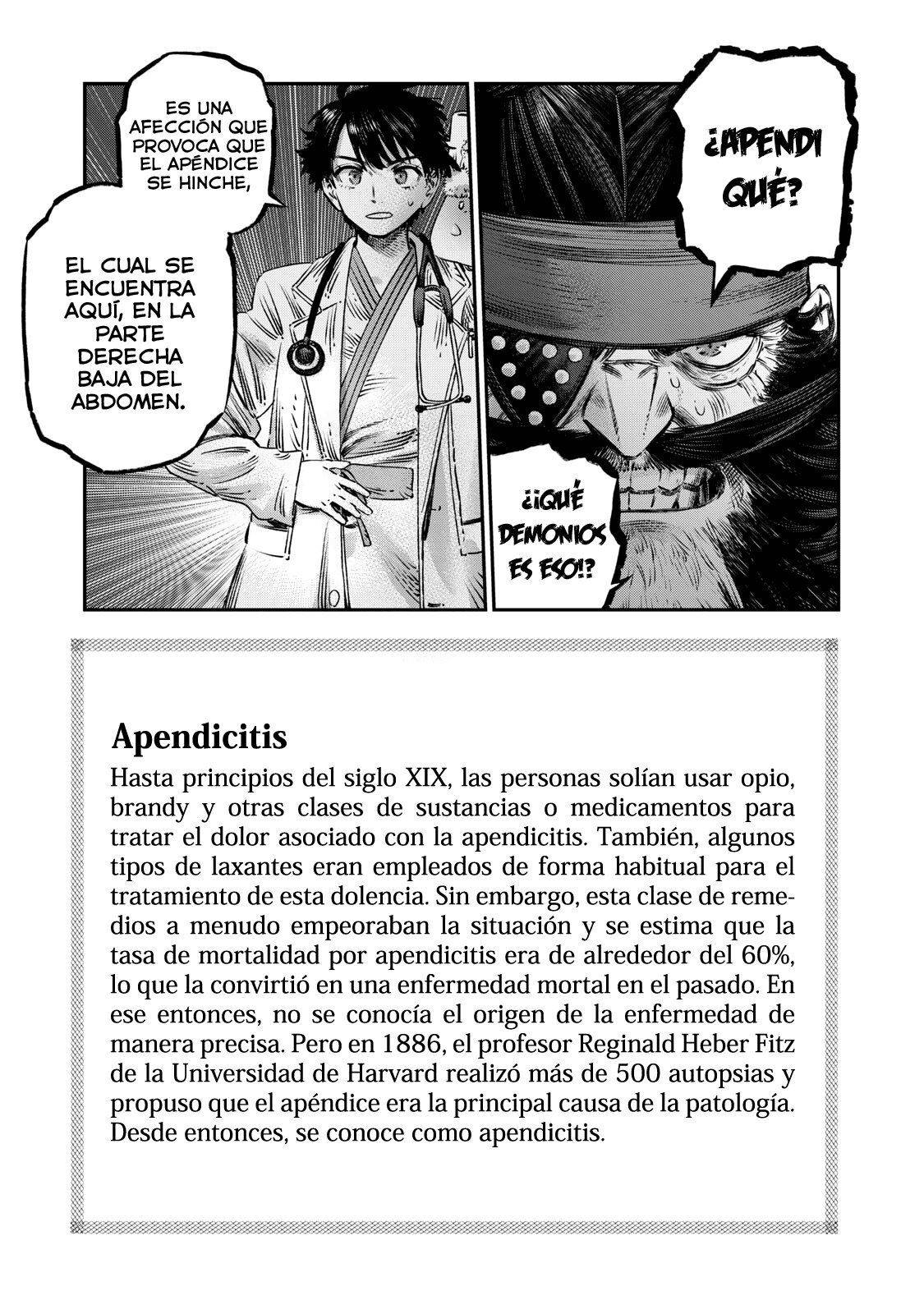 Koudou ni Hattatsu Shita Igaku wa Mahou to Kubetsu ga Tsukanai Capitulo 16: Magia Purificadora = La magia de los Antibióticos. página 34