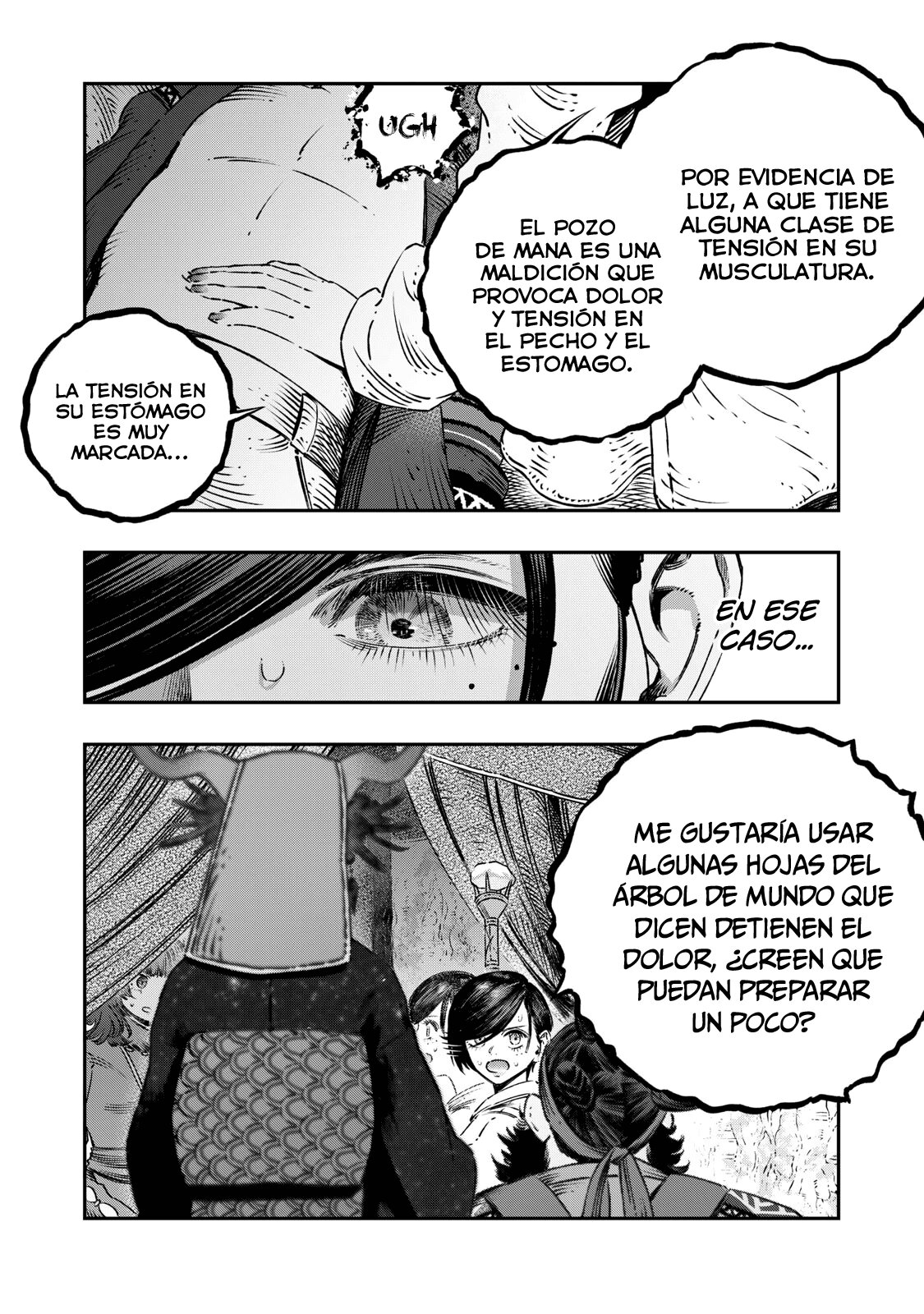 Koudou ni Hattatsu Shita Igaku wa Mahou to Kubetsu ga Tsukanai Capitulo 16: Magia Purificadora = La magia de los Antibióticos. página 4