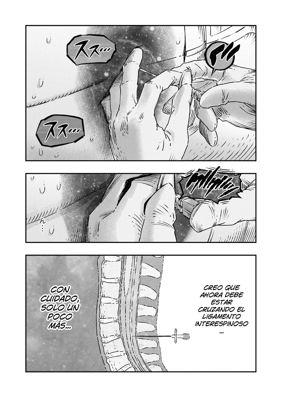 Koudou ni Hattatsu Shita Igaku wa Mahou to Kubetsu ga Tsukanai Capitulo 17: Anestesia Espinal página 17