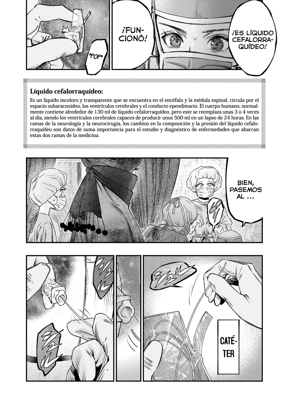 Koudou ni Hattatsu Shita Igaku wa Mahou to Kubetsu ga Tsukanai Capitulo 17: Anestesia Espinal página 19