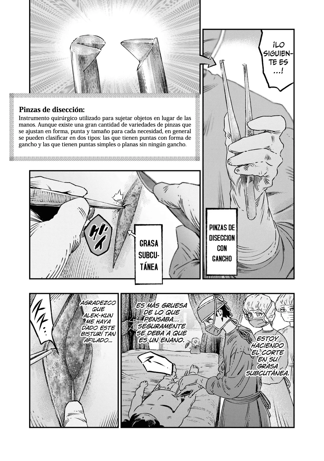 Koudou ni Hattatsu Shita Igaku wa Mahou to Kubetsu ga Tsukanai Capitulo 17: Anestesia Espinal página 28