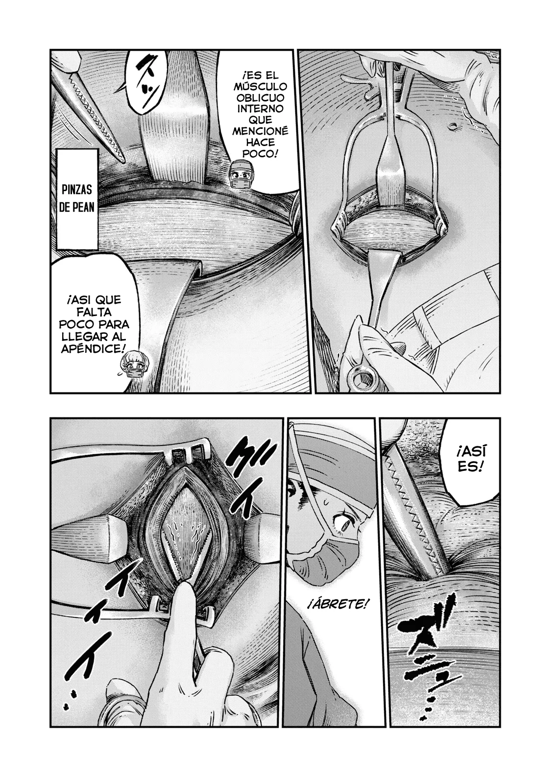 Koudou ni Hattatsu Shita Igaku wa Mahou to Kubetsu ga Tsukanai Capitulo 17: Anestesia Espinal página 34