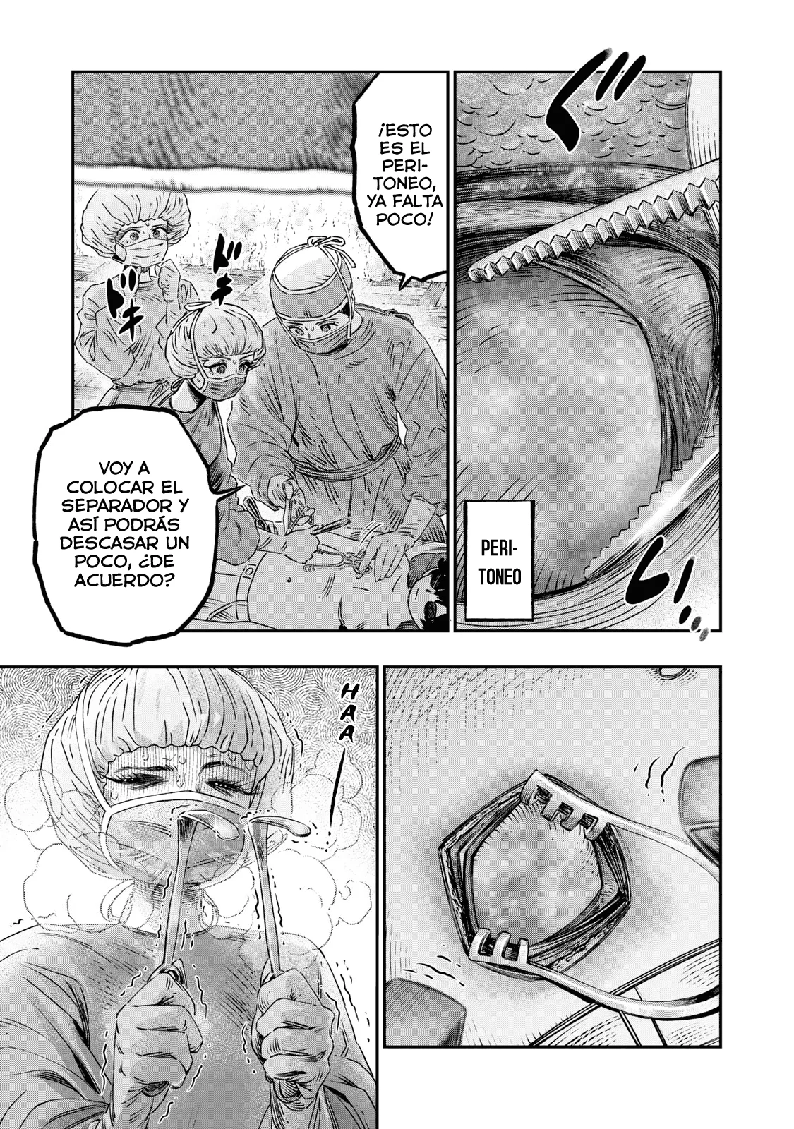 Koudou ni Hattatsu Shita Igaku wa Mahou to Kubetsu ga Tsukanai Capitulo 17: Anestesia Espinal página 36
