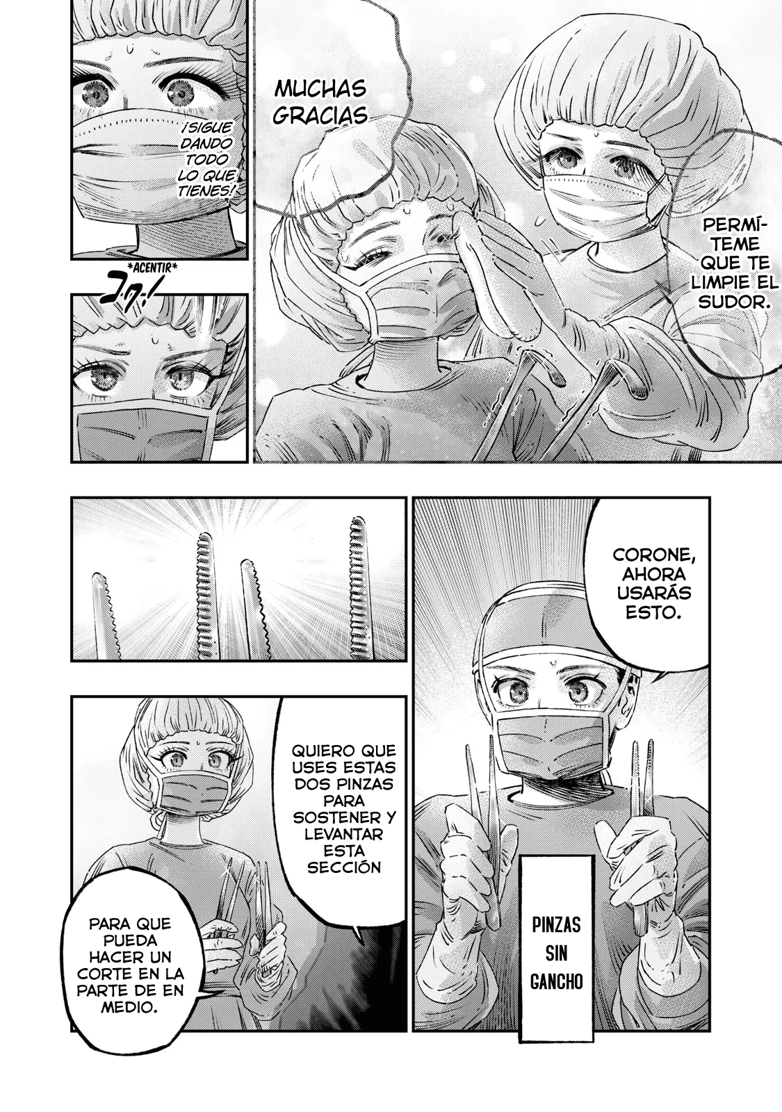 Koudou ni Hattatsu Shita Igaku wa Mahou to Kubetsu ga Tsukanai Capitulo 17: Anestesia Espinal página 37