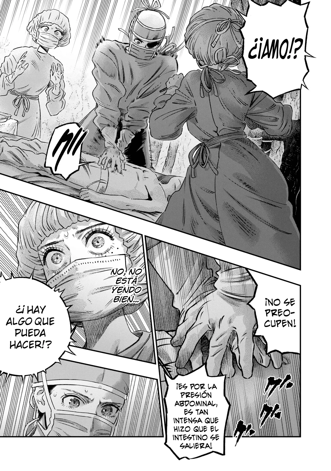 Koudou ni Hattatsu Shita Igaku wa Mahou to Kubetsu ga Tsukanai Capitulo 17: Anestesia Espinal página 44