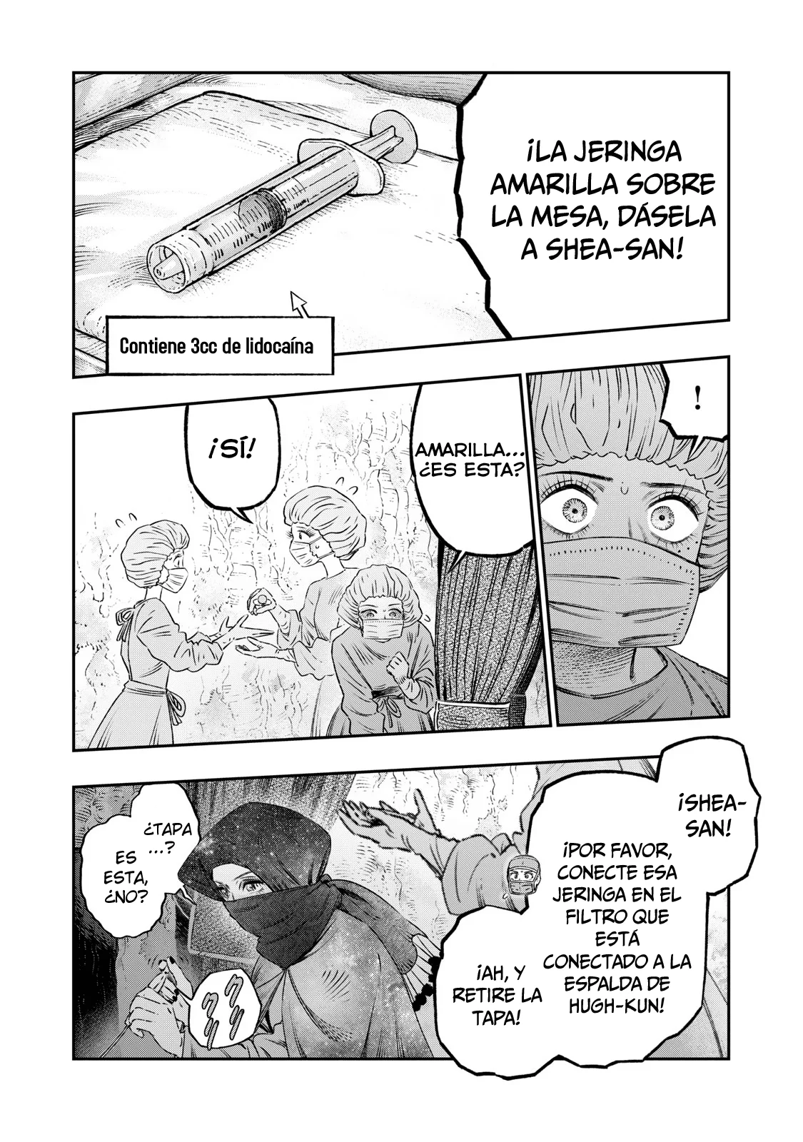 Koudou ni Hattatsu Shita Igaku wa Mahou to Kubetsu ga Tsukanai Capitulo 17: Anestesia Espinal página 45