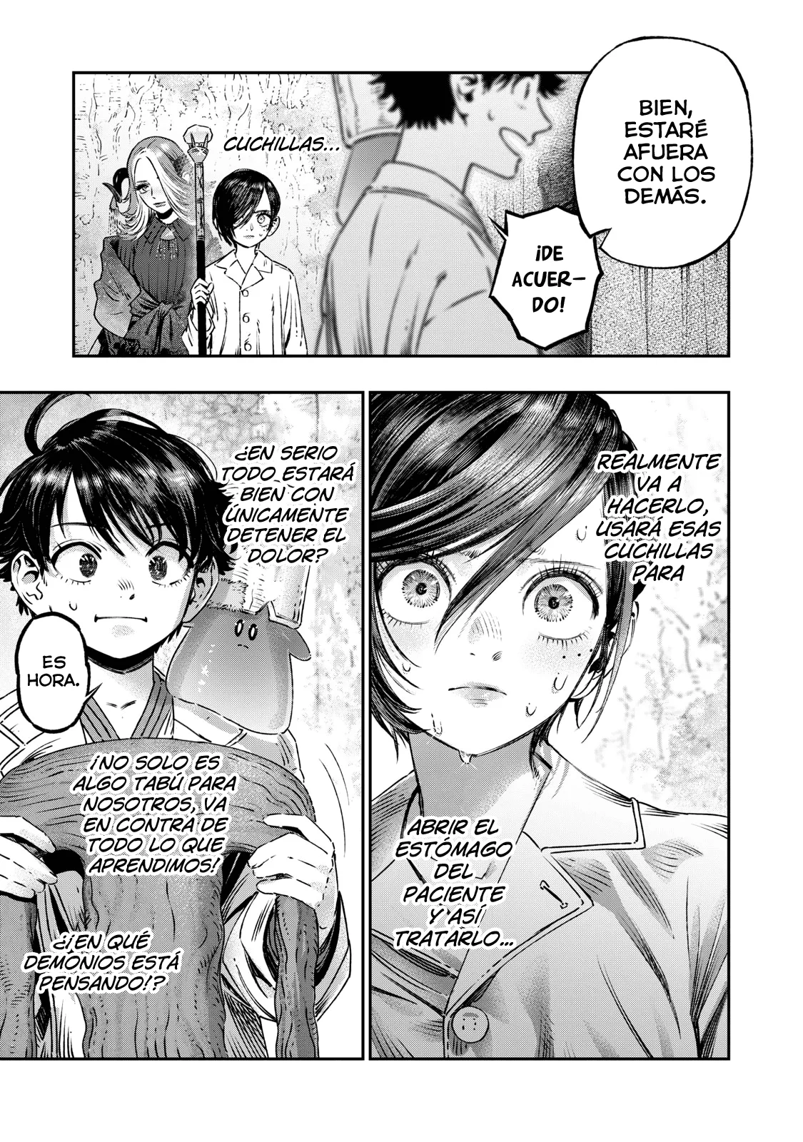 Koudou ni Hattatsu Shita Igaku wa Mahou to Kubetsu ga Tsukanai Capitulo 17: Anestesia Espinal página 8