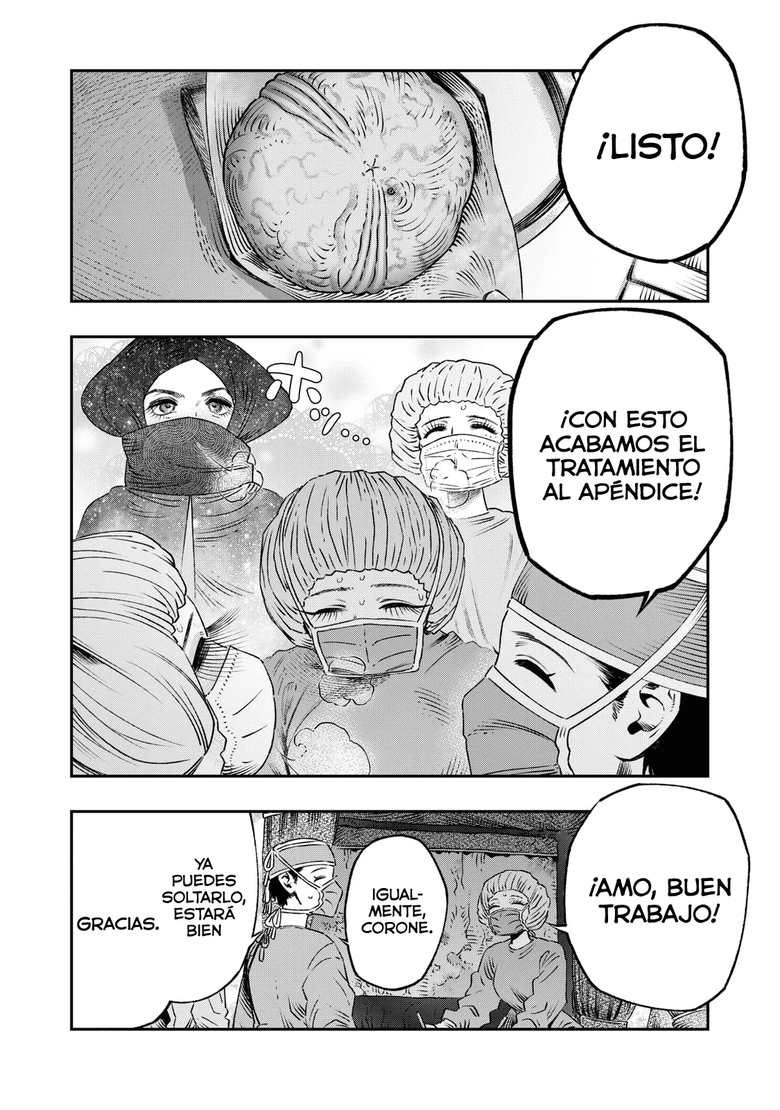Koudou ni Hattatsu Shita Igaku wa Mahou to Kubetsu ga Tsukanai Capitulo 18: Apendicectomía página 23