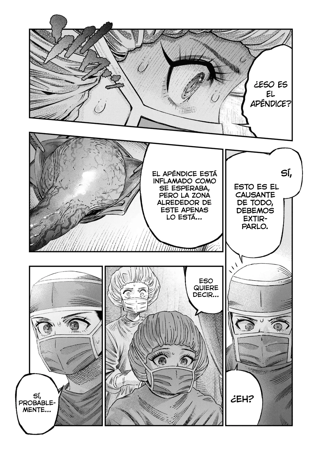 Koudou ni Hattatsu Shita Igaku wa Mahou to Kubetsu ga Tsukanai Capitulo 18: Apendicectomía página 4