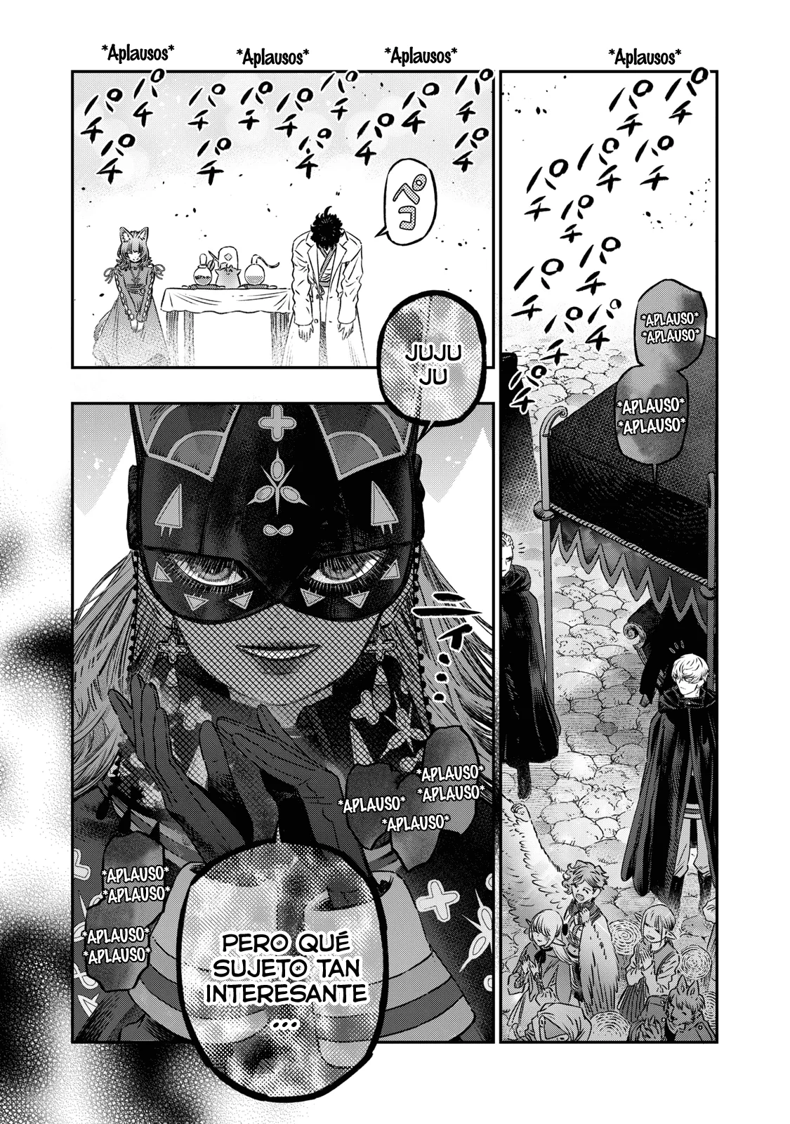 Koudou ni Hattatsu Shita Igaku wa Mahou to Kubetsu ga Tsukanai Capitulo 19: Matraz de Pasteur = Experimento del matraz cuello de cisne. página 21