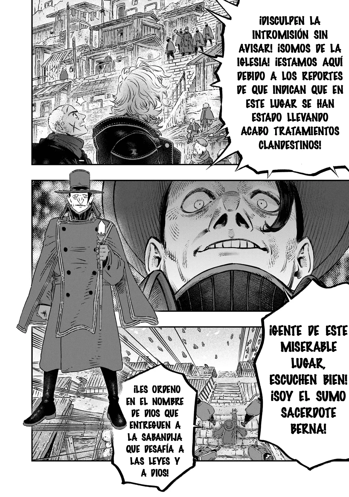 Koudou ni Hattatsu Shita Igaku wa Mahou to Kubetsu ga Tsukanai Capitulo 19: Matraz de Pasteur = Experimento del matraz cuello de cisne. página 37