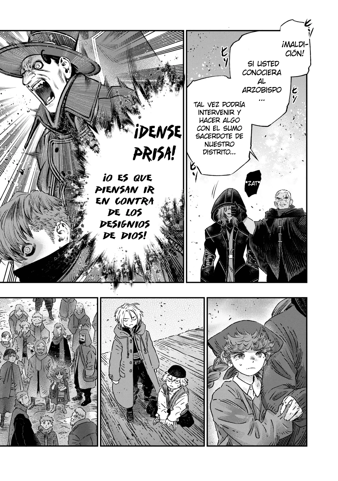 Koudou ni Hattatsu Shita Igaku wa Mahou to Kubetsu ga Tsukanai Capitulo 19: Matraz de Pasteur = Experimento del matraz cuello de cisne. página 38