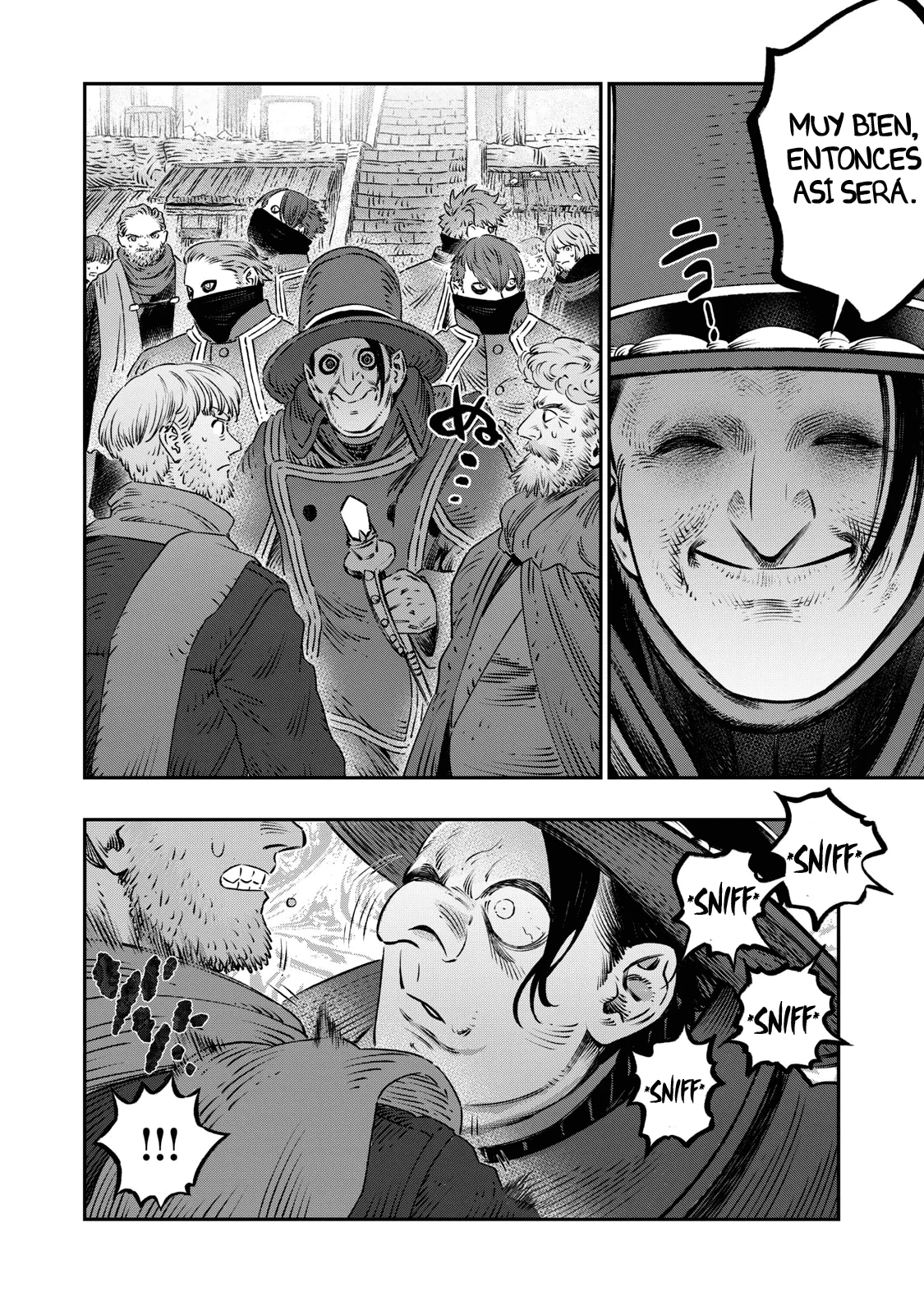 Koudou ni Hattatsu Shita Igaku wa Mahou to Kubetsu ga Tsukanai Capitulo 19: Matraz de Pasteur = Experimento del matraz cuello de cisne. página 39