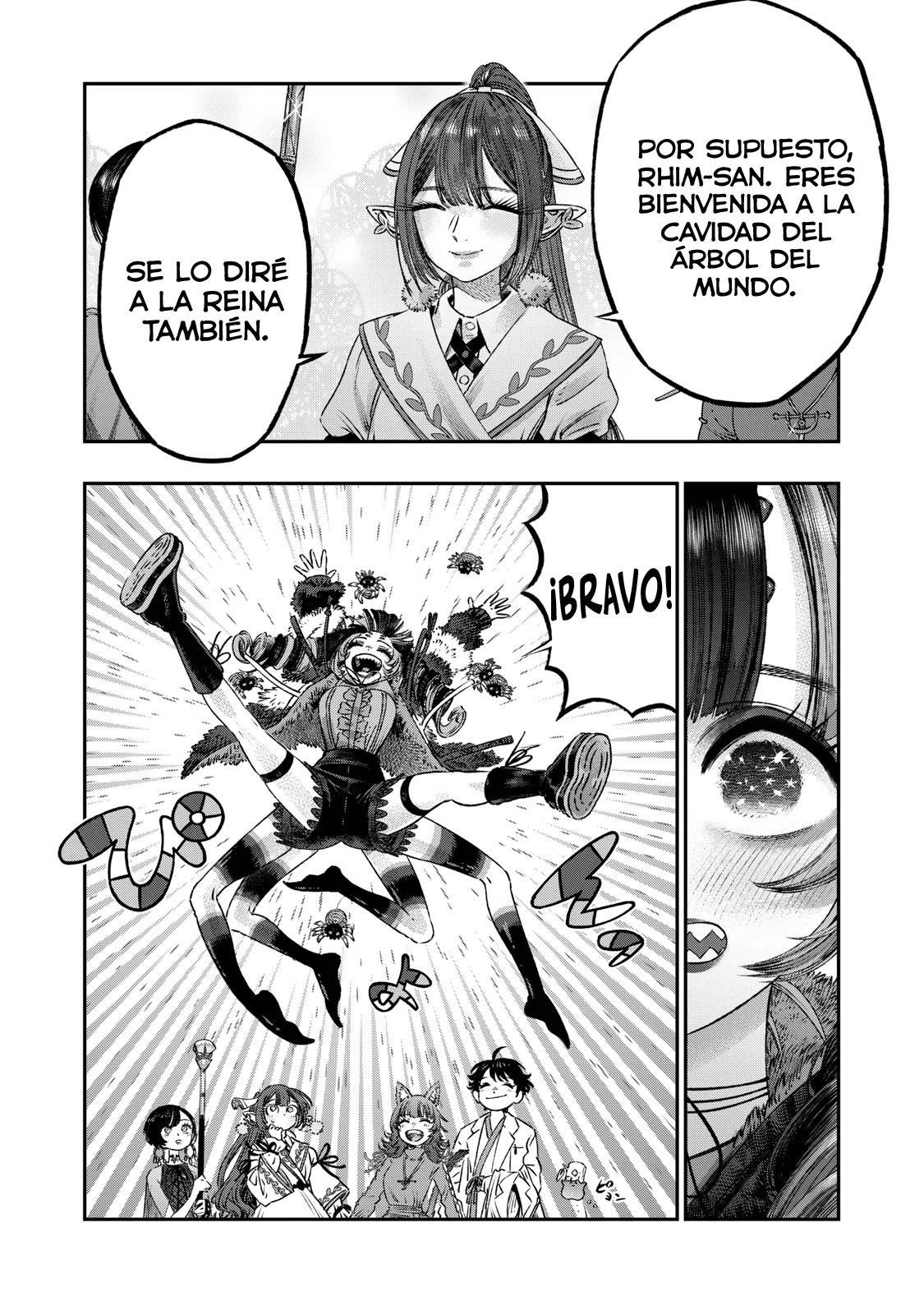 Koudou ni Hattatsu Shita Igaku wa Mahou to Kubetsu ga Tsukanai Capitulo 19: Matraz de Pasteur = Experimento del matraz cuello de cisne. página 4