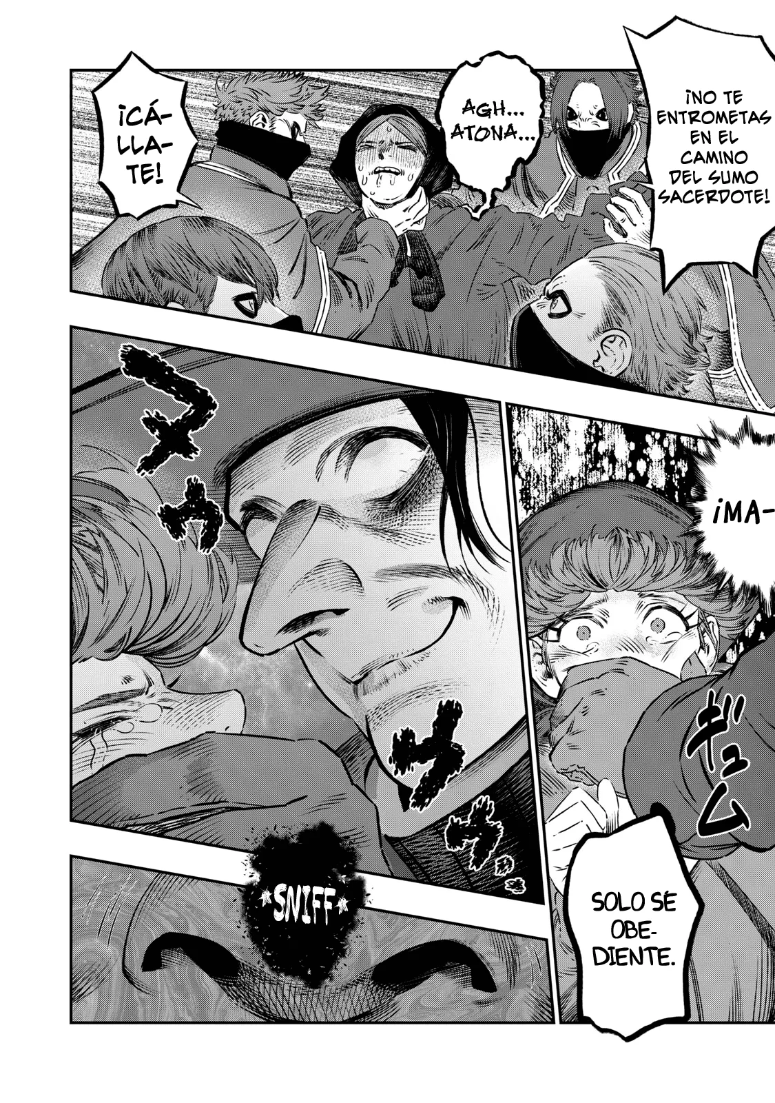 Koudou ni Hattatsu Shita Igaku wa Mahou to Kubetsu ga Tsukanai Capitulo 19: Matraz de Pasteur = Experimento del matraz cuello de cisne. página 41