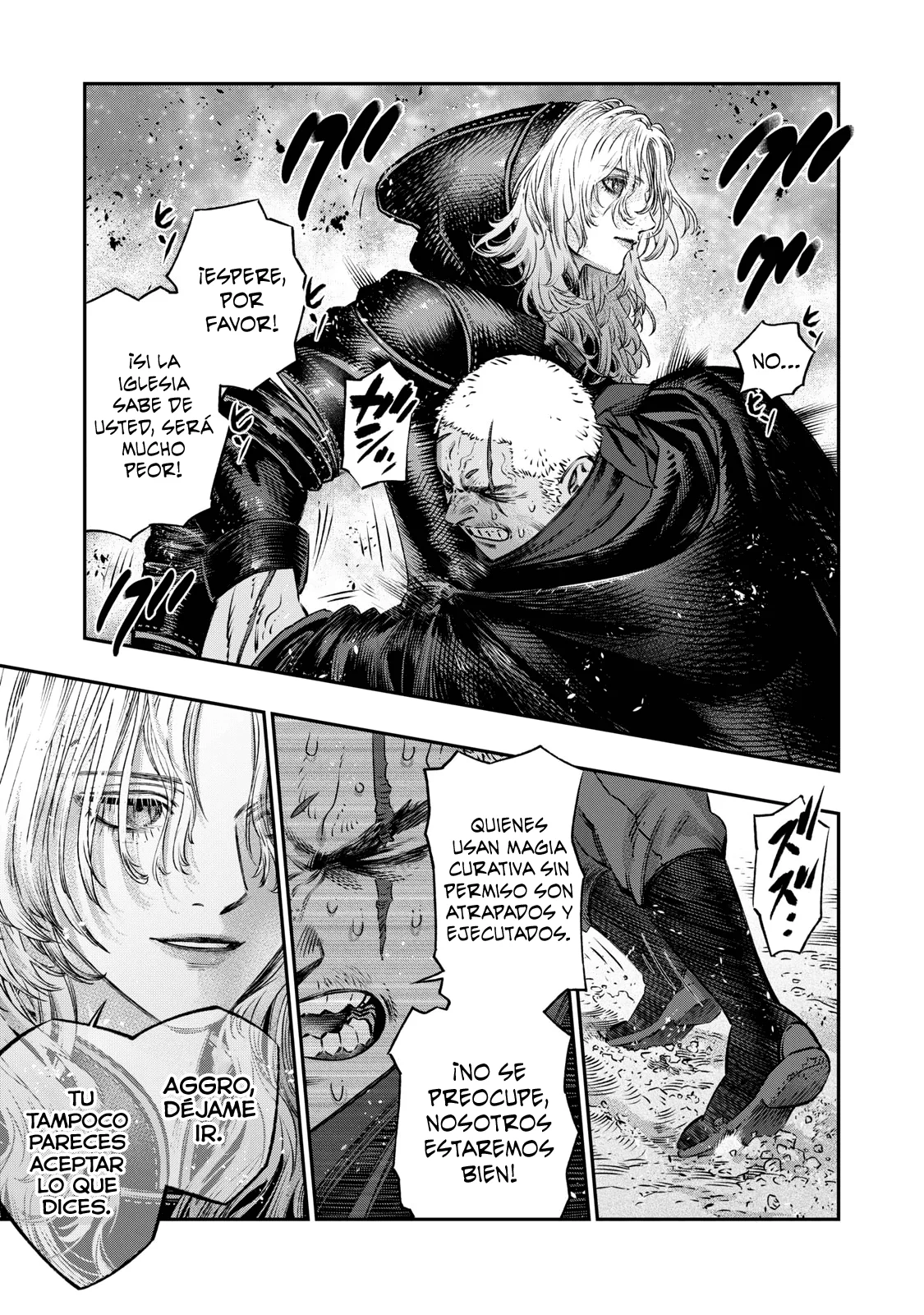 Koudou ni Hattatsu Shita Igaku wa Mahou to Kubetsu ga Tsukanai Capitulo 19: Matraz de Pasteur = Experimento del matraz cuello de cisne. página 42