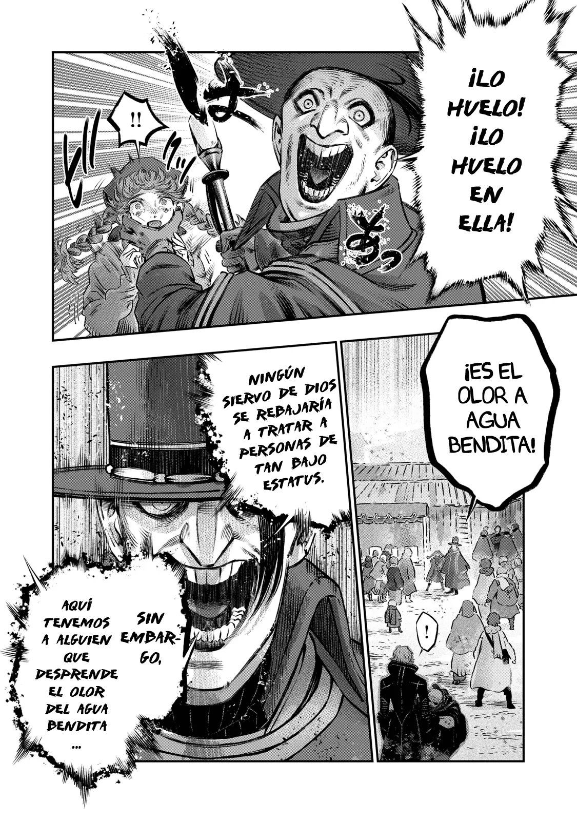 Koudou ni Hattatsu Shita Igaku wa Mahou to Kubetsu ga Tsukanai Capitulo 19: Matraz de Pasteur = Experimento del matraz cuello de cisne. página 43