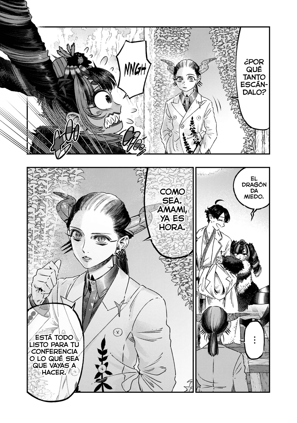 Koudou ni Hattatsu Shita Igaku wa Mahou to Kubetsu ga Tsukanai Capitulo 19: Matraz de Pasteur = Experimento del matraz cuello de cisne. página 5