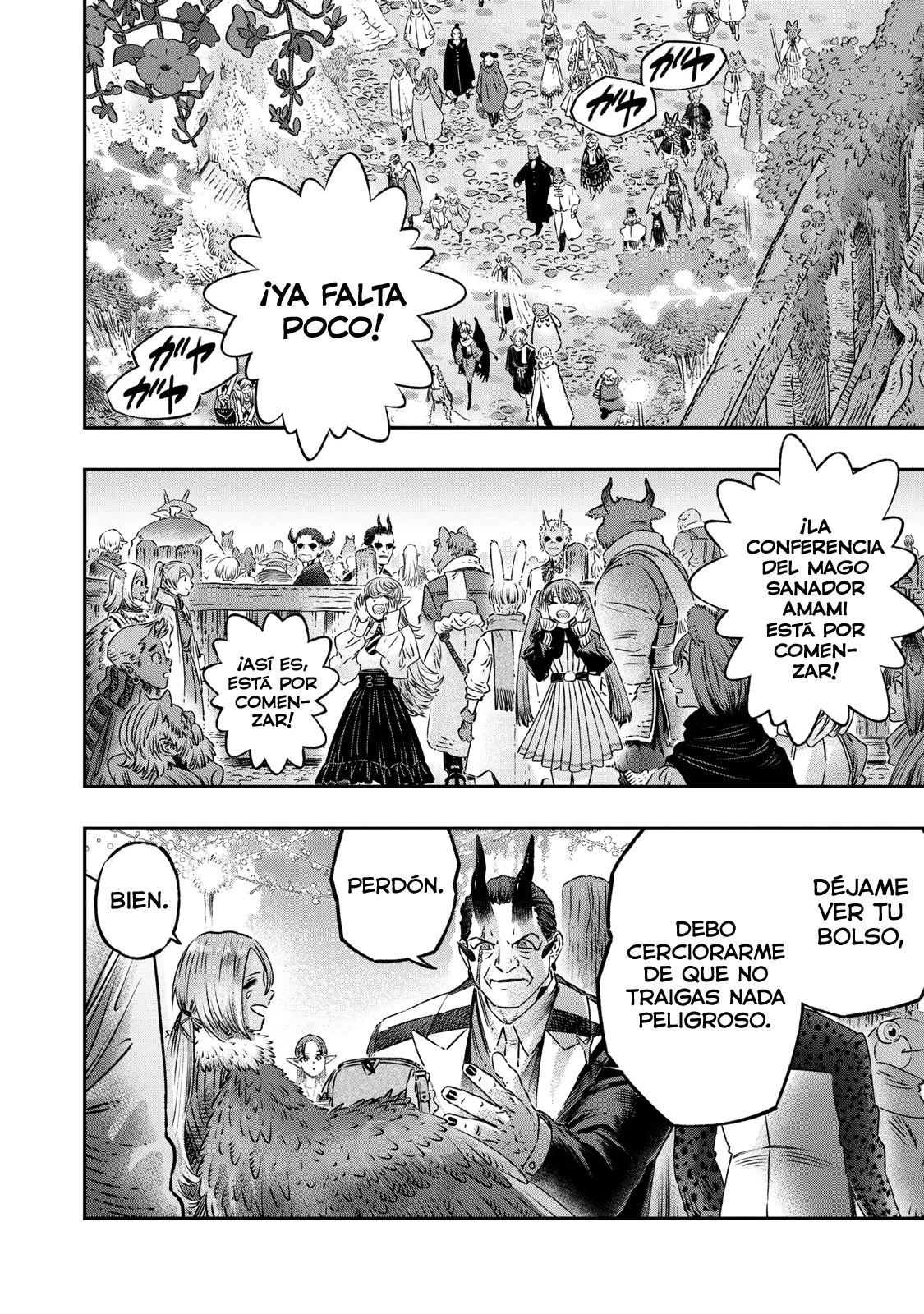 Koudou ni Hattatsu Shita Igaku wa Mahou to Kubetsu ga Tsukanai Capitulo 19: Matraz de Pasteur = Experimento del matraz cuello de cisne. página 7