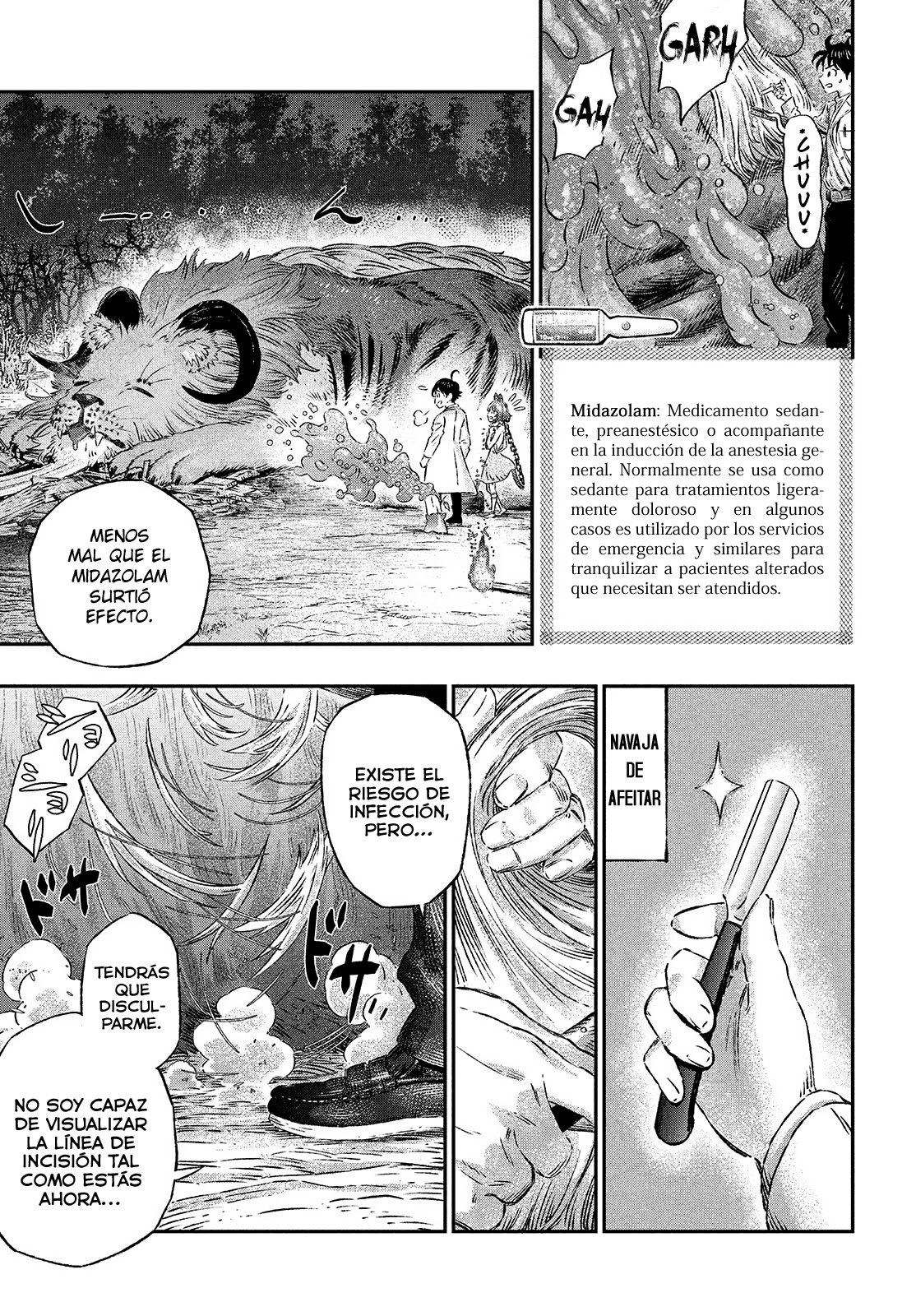 Koudou ni Hattatsu Shita Igaku wa Mahou to Kubetsu ga Tsukanai Capitulo 2: Anafilaxia = Antígeno página 36