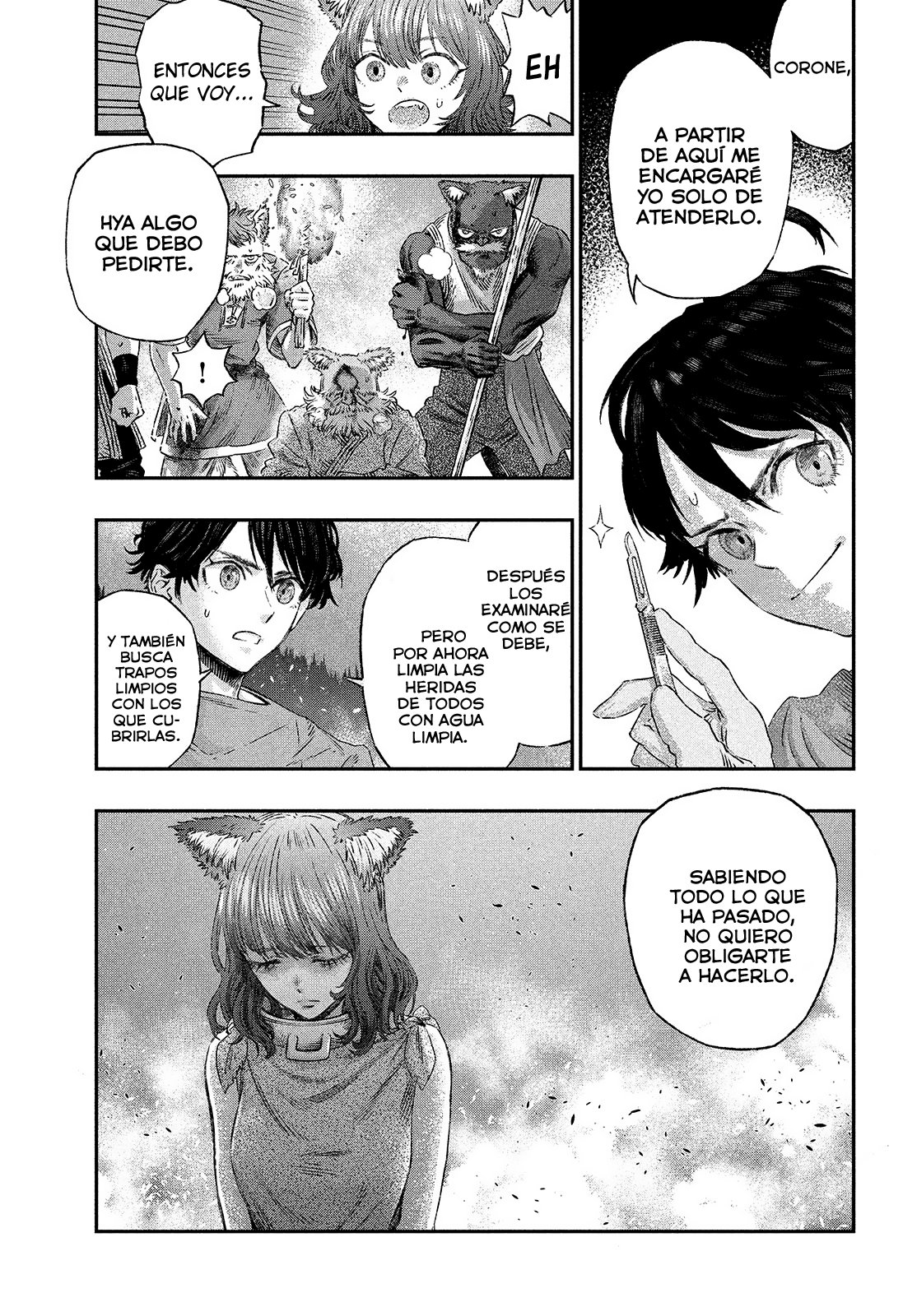 Koudou ni Hattatsu Shita Igaku wa Mahou to Kubetsu ga Tsukanai Capitulo 2: Anafilaxia = Antígeno página 40