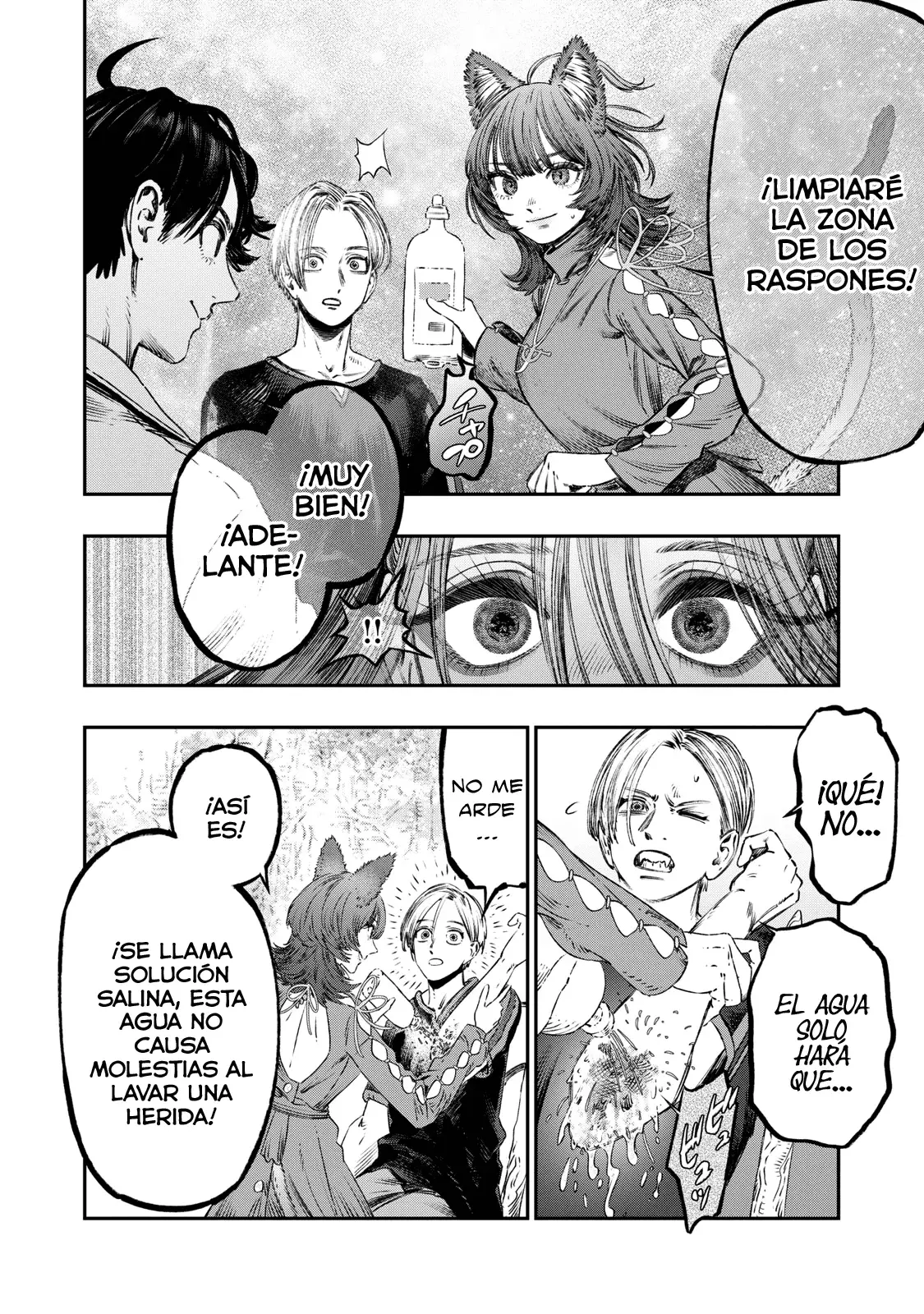 Koudou ni Hattatsu Shita Igaku wa Mahou to Kubetsu ga Tsukanai Capitulo 22: Fotosensibilidad página 35