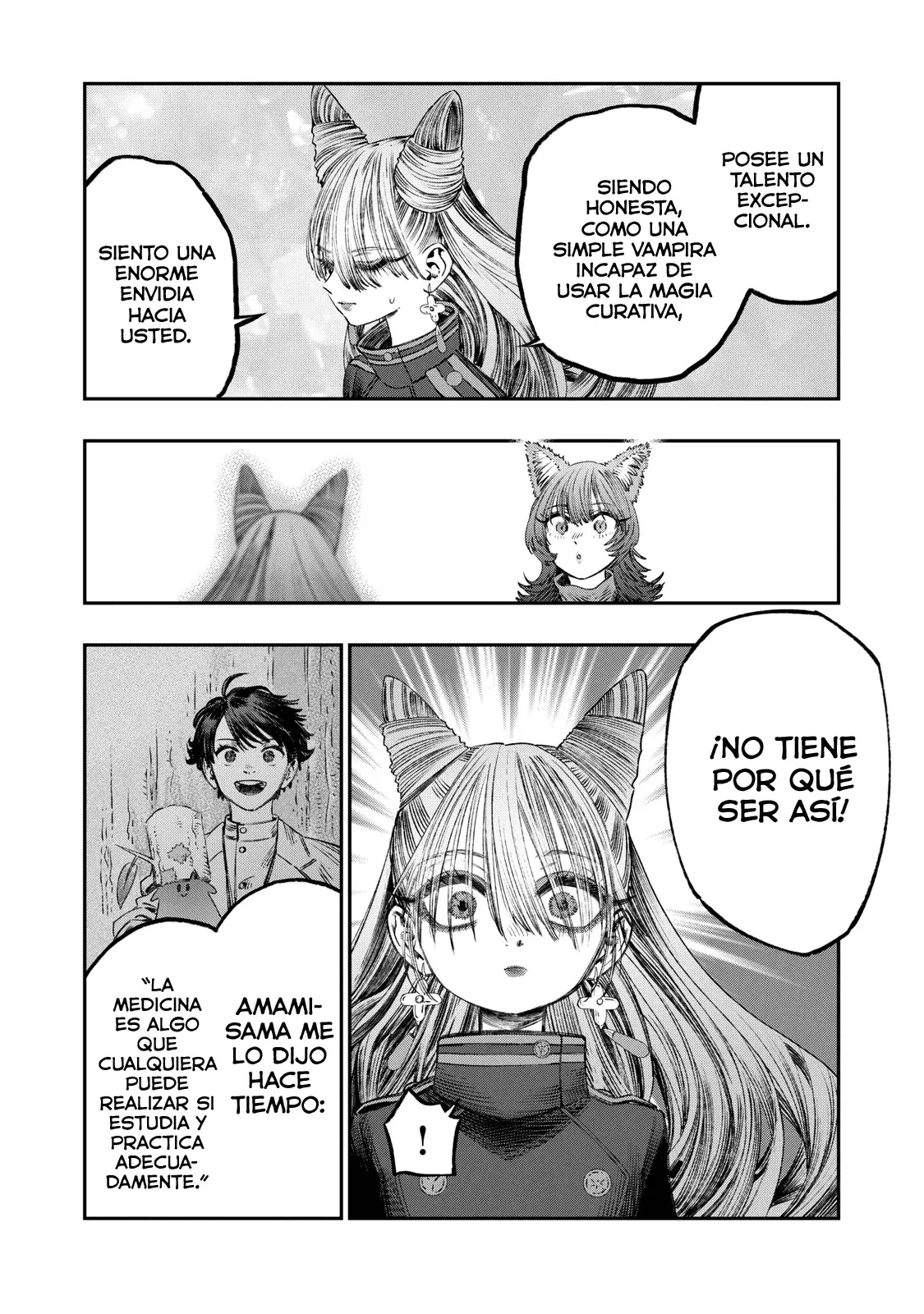 Koudou ni Hattatsu Shita Igaku wa Mahou to Kubetsu ga Tsukanai Capitulo 22: Fotosensibilidad página 37